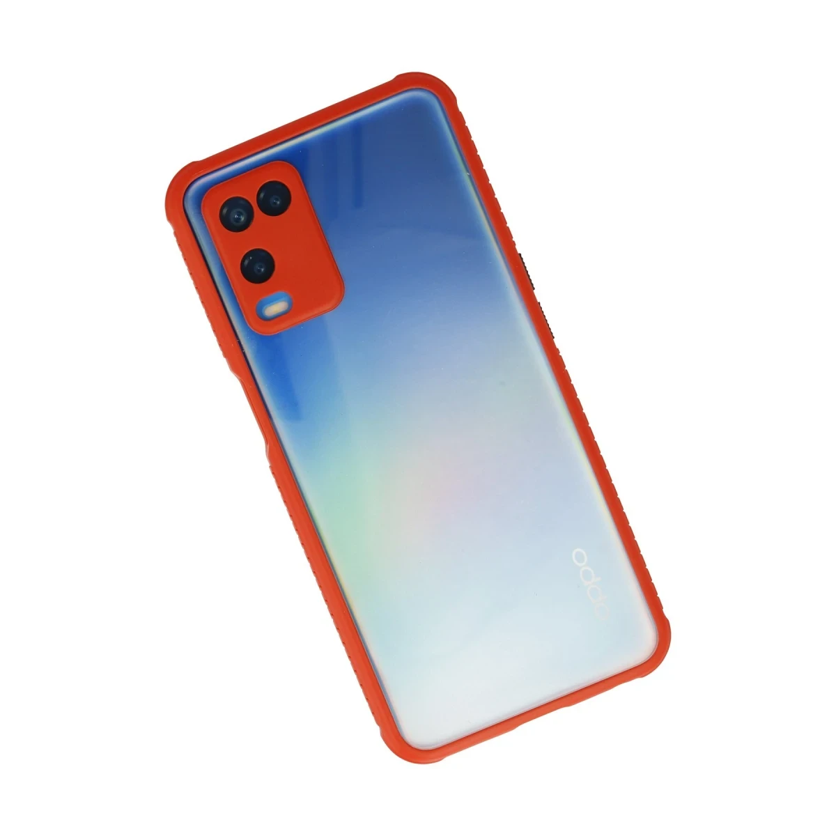 Newface Oppo A54 4G Kılıf Miami Şeffaf Silikon - Kırmızı — görsel 5