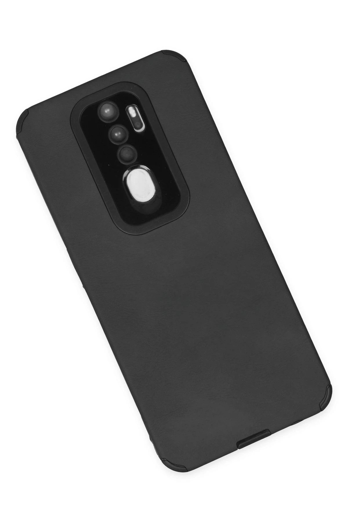 Newface Oppo A9 2020 Kılıf Loop Deri Silikon - Siyah — görsel 3