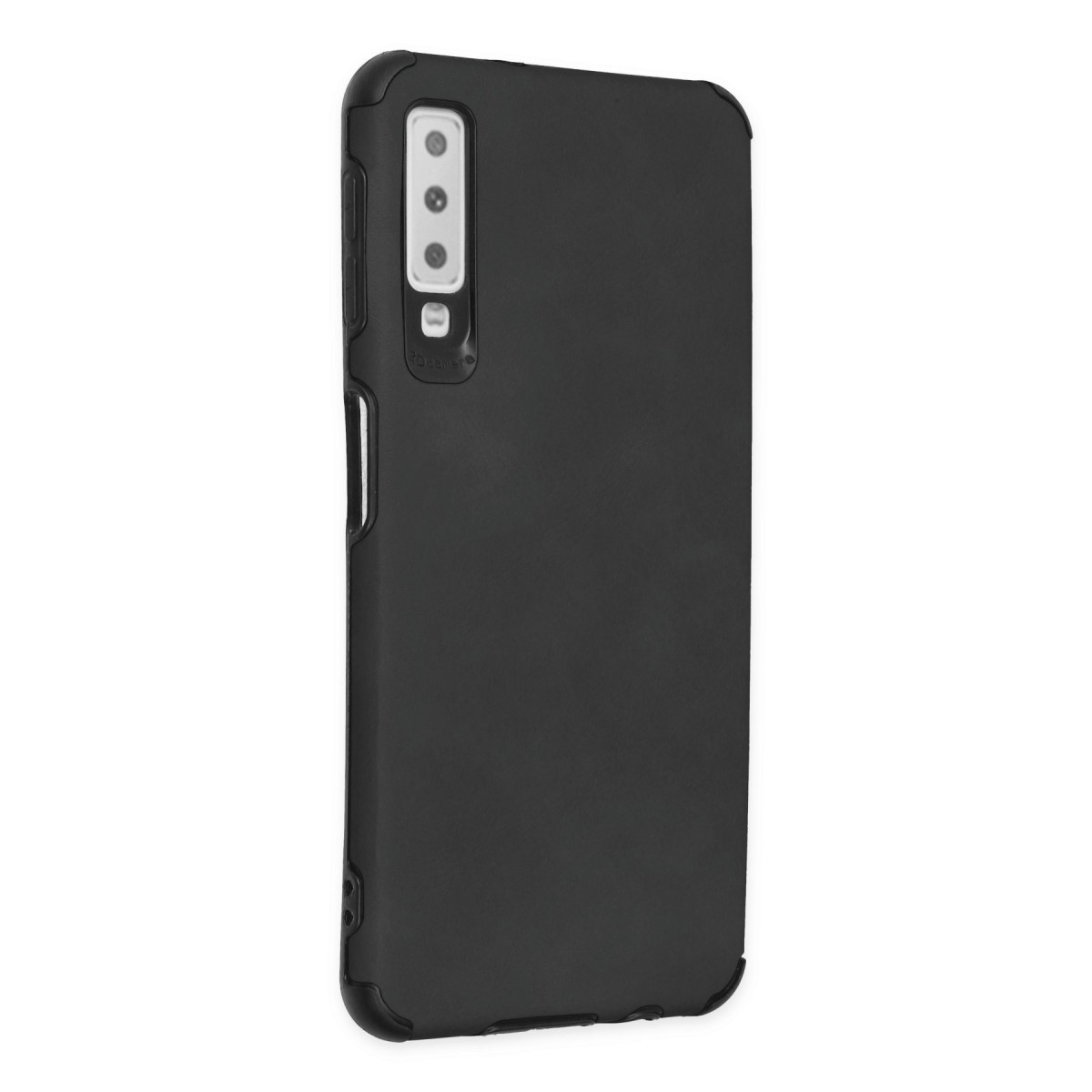 Newface Samsung Galaxy A7 2018 Kılıf Loop Deri Silikon - Siyah — görsel 12