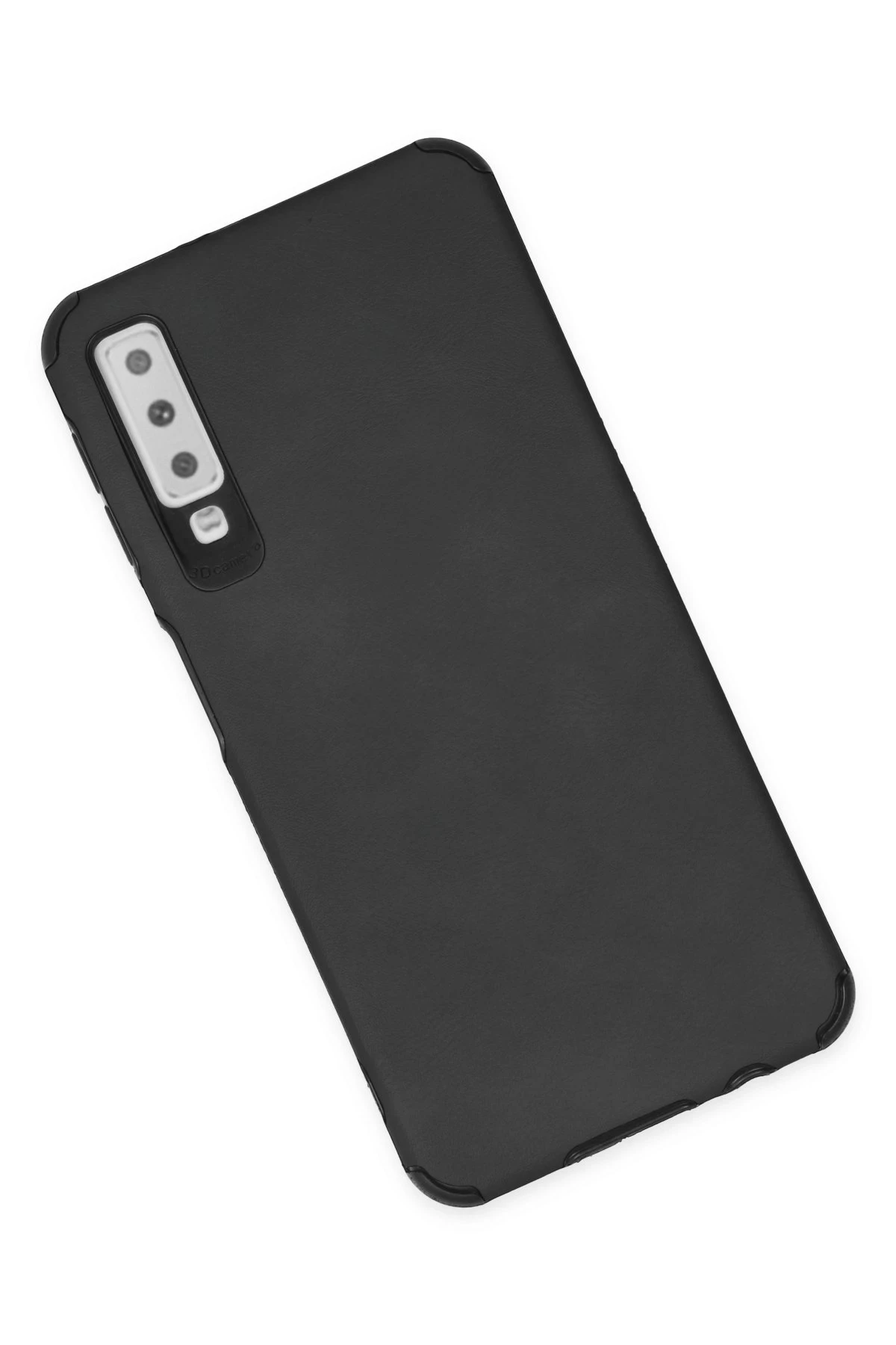 Newface Samsung Galaxy A7 2018 Kılıf Loop Deri Silikon - Siyah — görsel 3