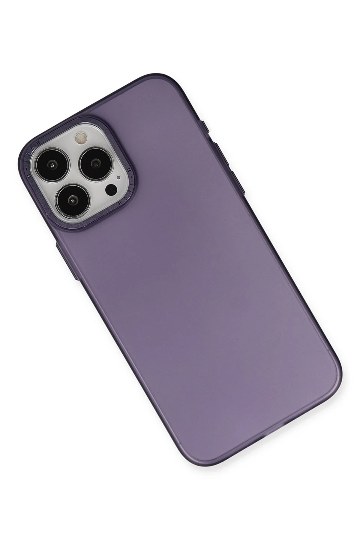 Newface iPhone 15 Pro Kılıf Modos Metal Kapak - Derin Mor