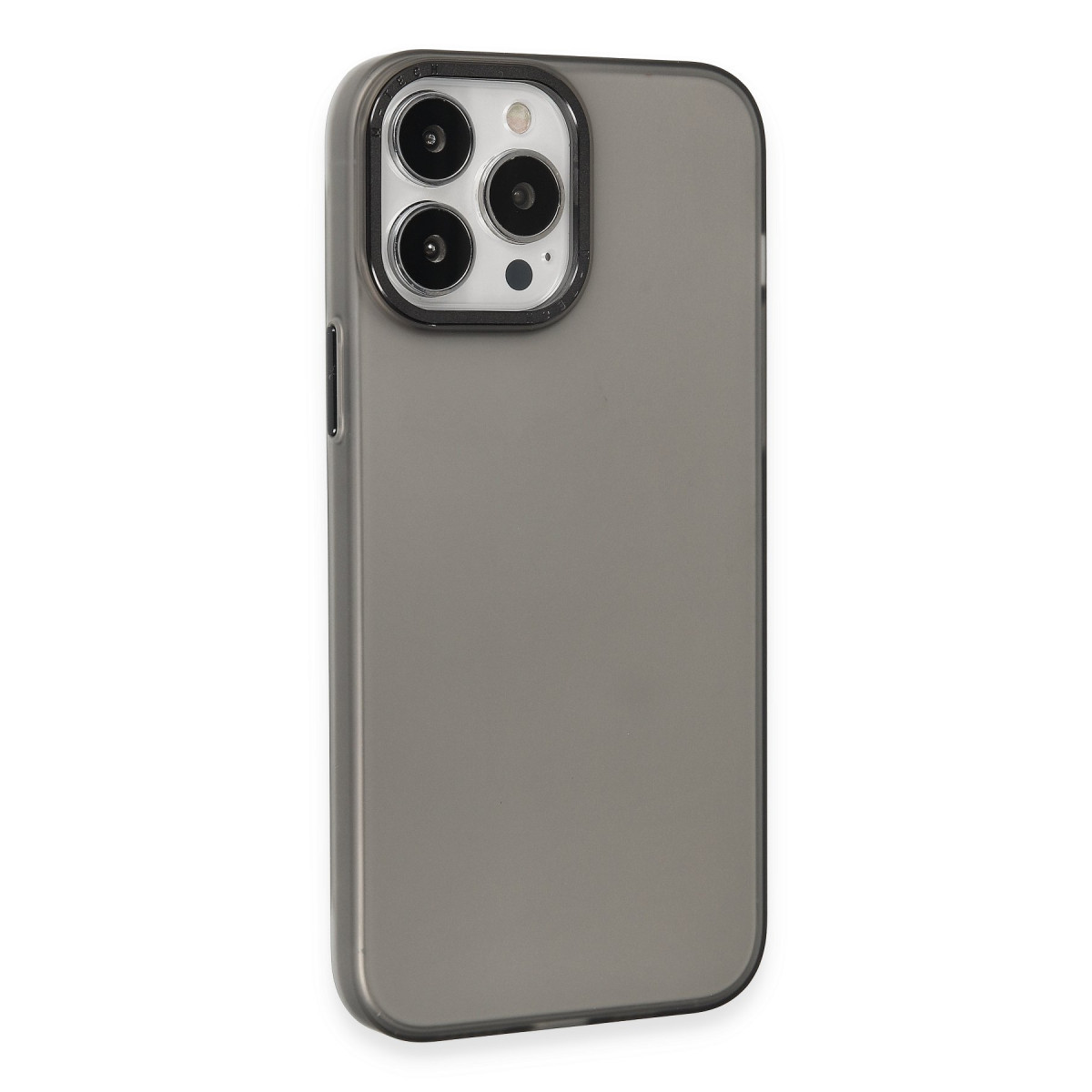 Newface Apple iPhone 15 Pro Max Kılıf Modos Metal Kapak - Siyah — görsel 10