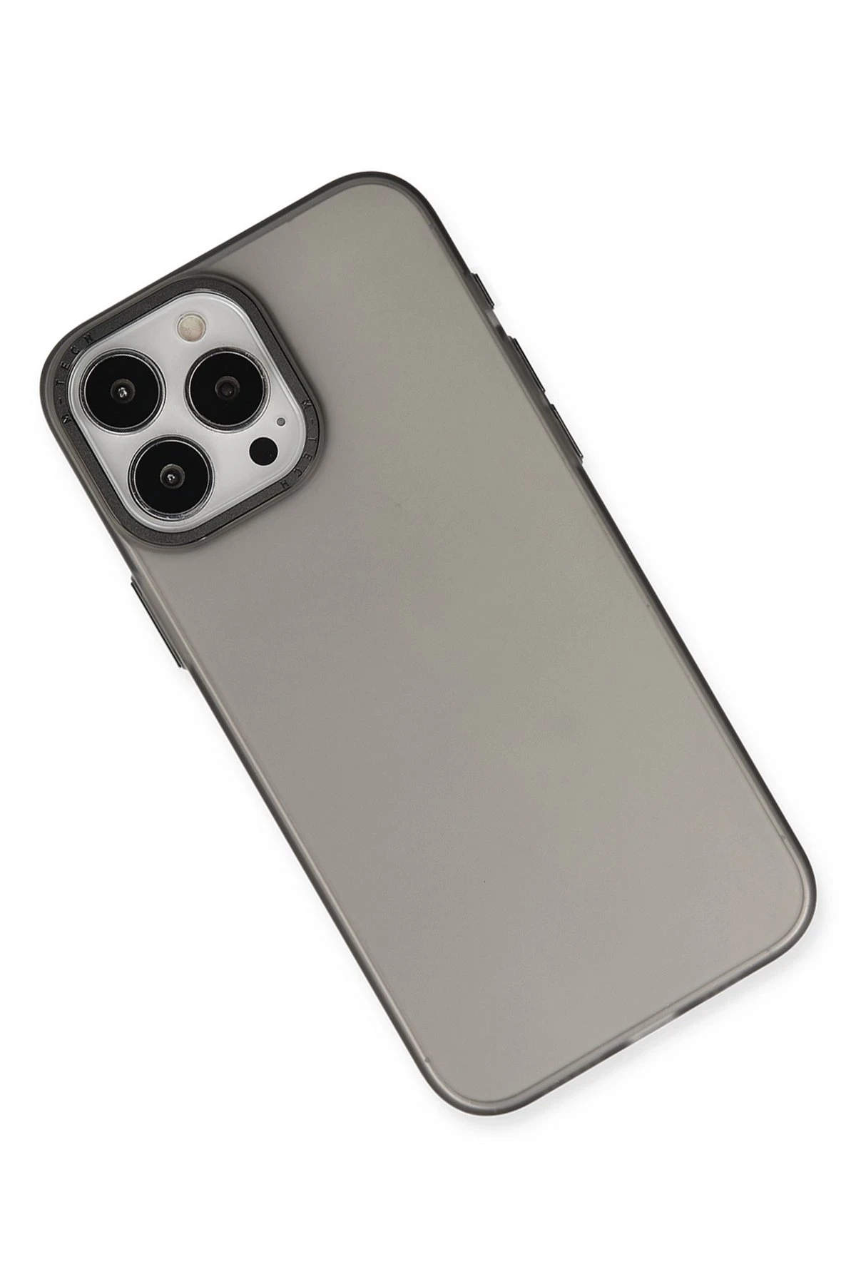 Newface iPhone 15 Pro Max Kılıf Modos Metal Kapak - Siyah