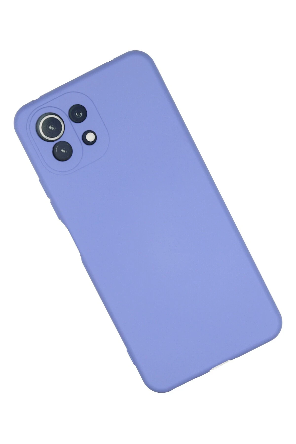 Newface Xiaomi Mİ 11 Lite Kılıf Nano içi Kadife Silikon - Lila