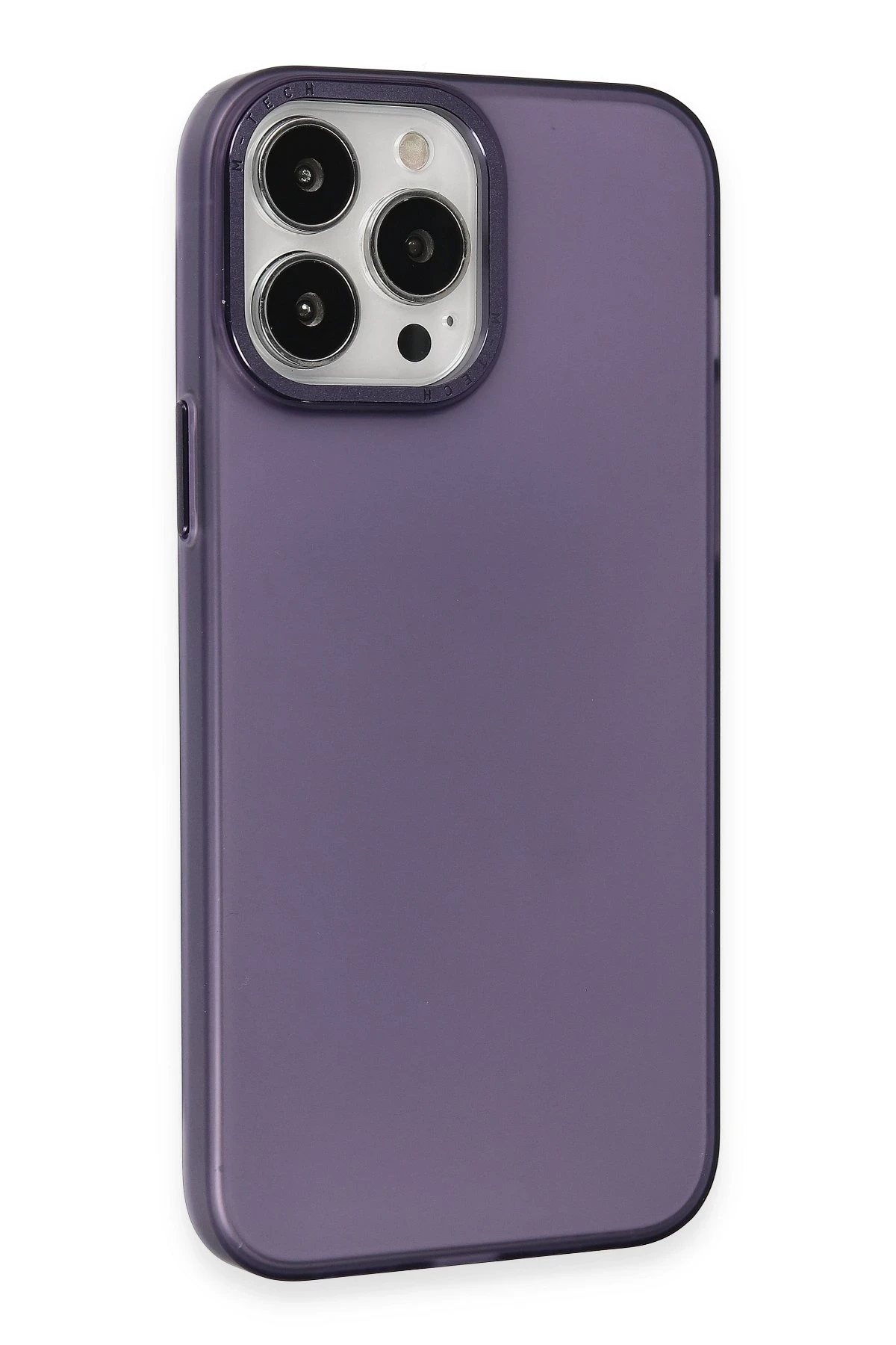 Newface iPhone 15 Pro Max Kılıf Modos Metal Kapak - Derin Mor