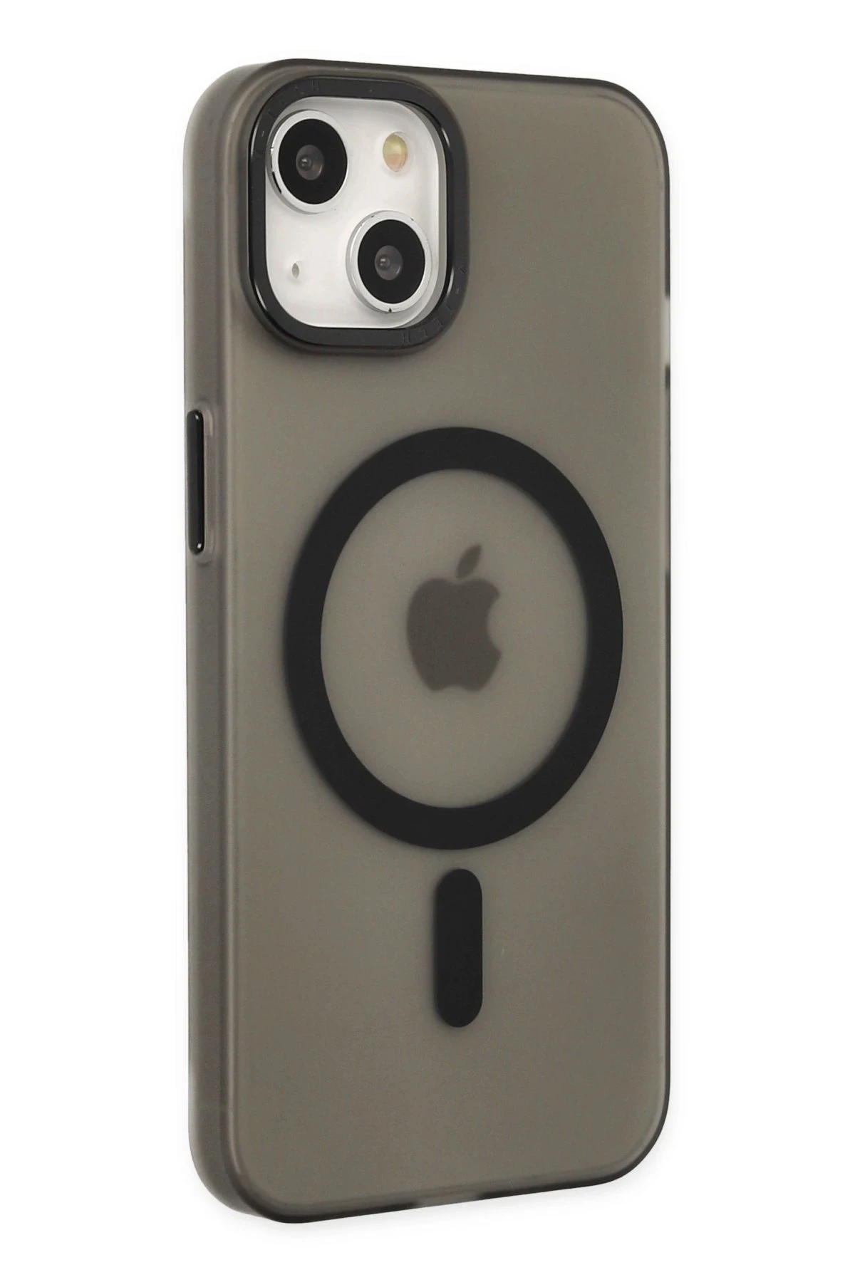 Newface Apple iPhone 15 Kılıf Lodos Magneticsafe Mat Kapak - Siyah — görsel 2
