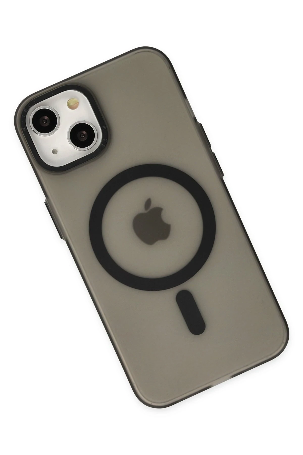 Newface Apple iPhone 15 Kılıf Lodos Magneticsafe Mat Kapak - Siyah — görsel 3