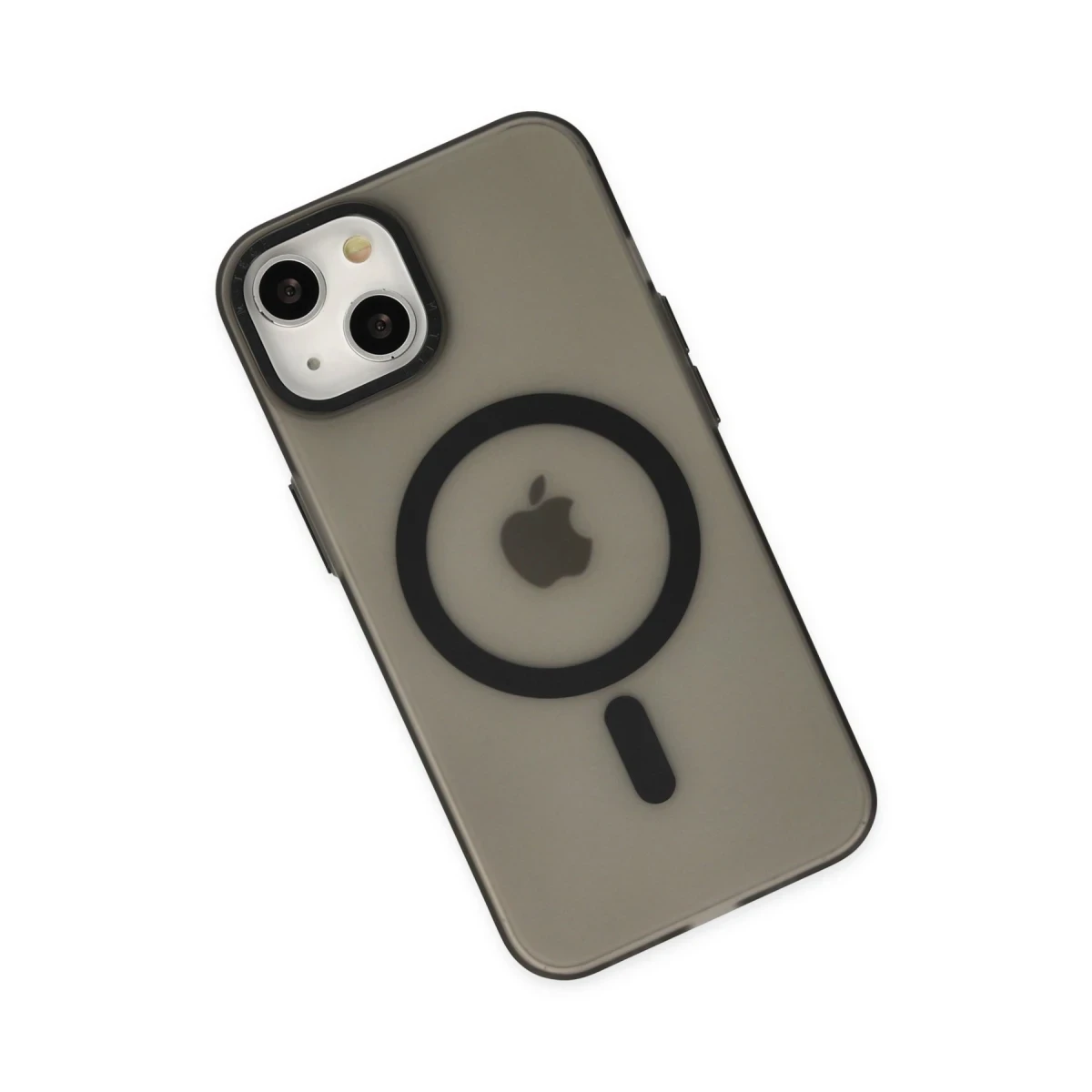 Newface Apple iPhone 15 Kılıf Lodos Magneticsafe Mat Kapak - Siyah — görsel 8
