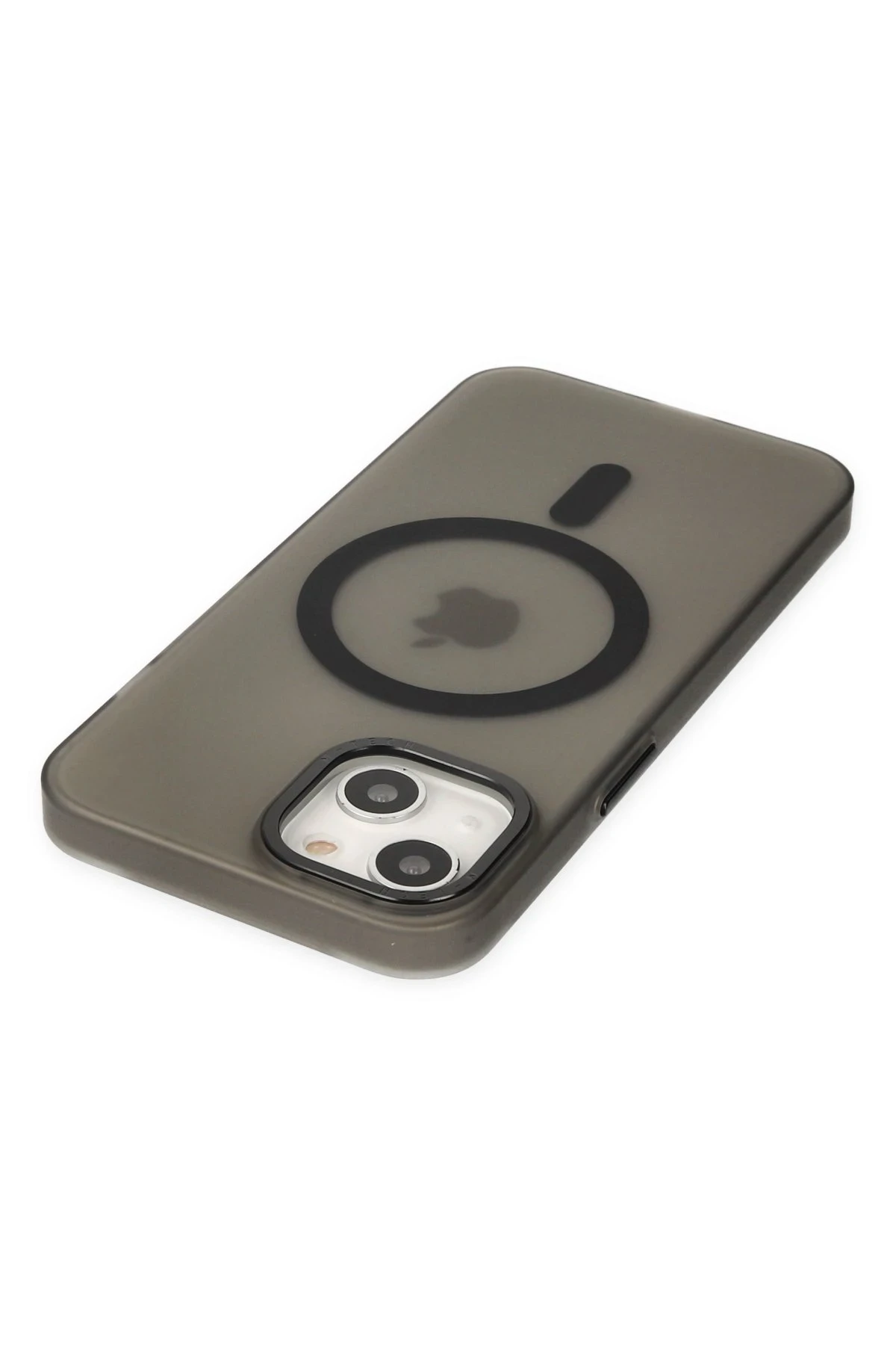 Newface Apple iPhone 15 Kılıf Lodos Magneticsafe Mat Kapak - Siyah — görsel 4