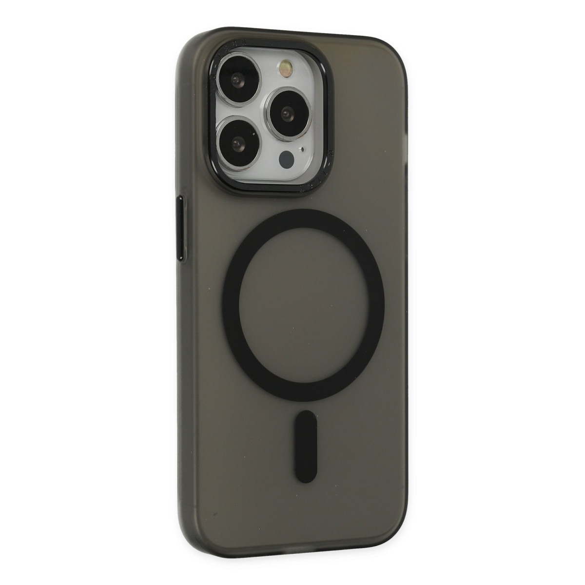 Newface Apple iPhone 15 Pro Kılıf Lodos Magneticsafe Mat Kapak - Siyah — görsel 10