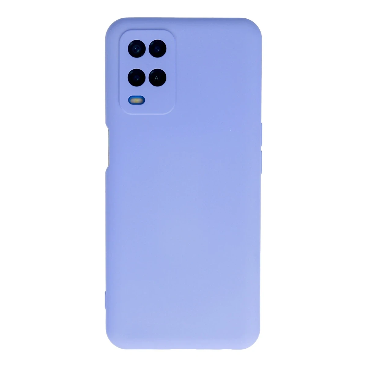 Newface Oppo A54 4G Kılıf Nano içi Kadife Silikon - Lila