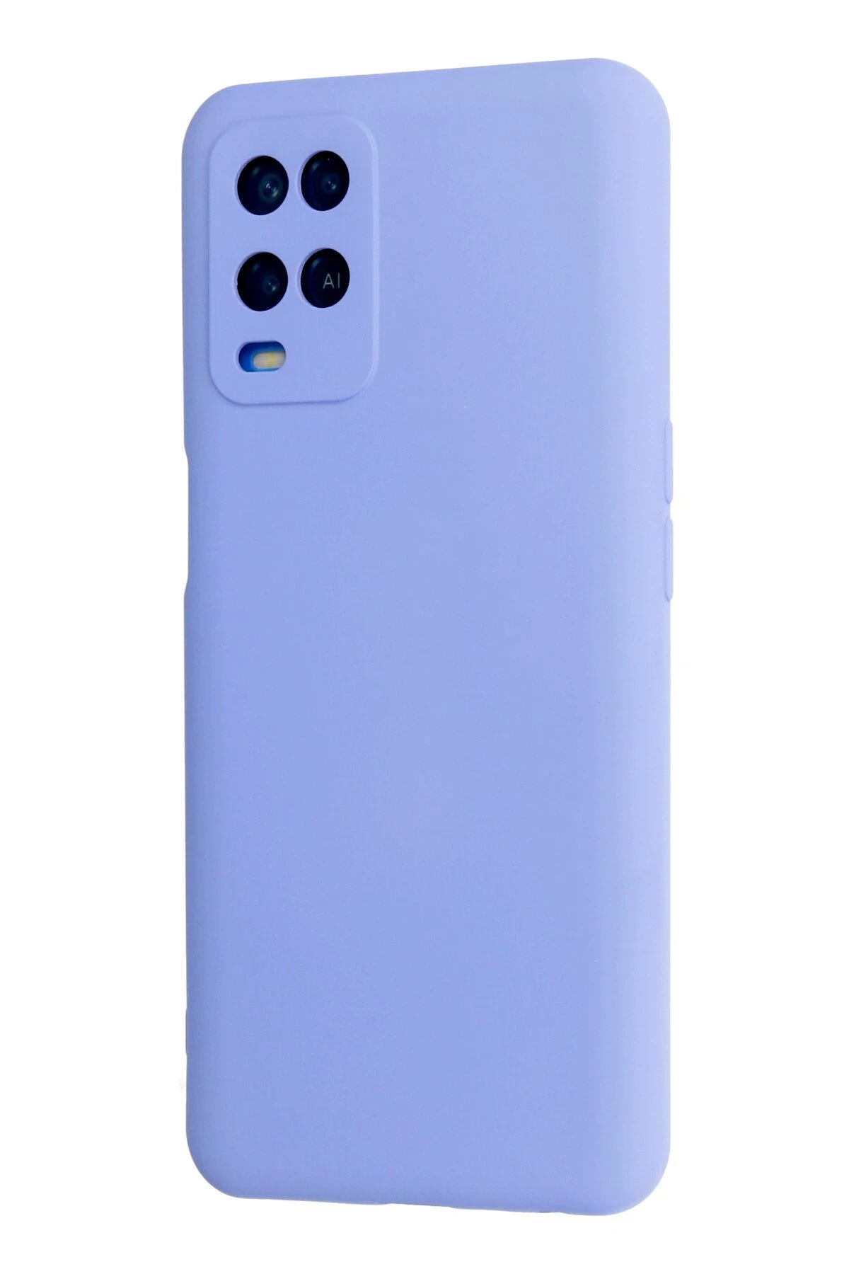 Newface Oppo A54 4G Kılıf Nano içi Kadife Silikon - Lila