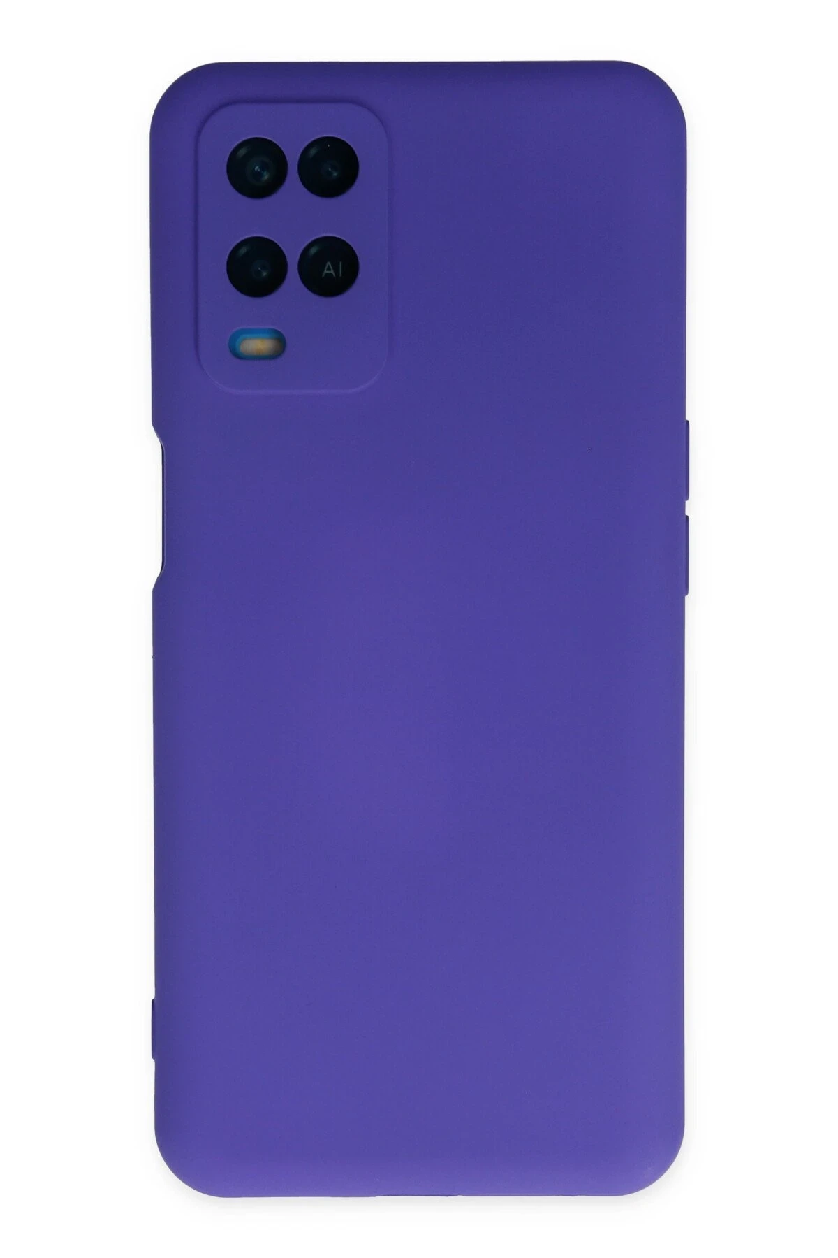 Newface Oppo A54 4G Kılıf Nano içi Kadife Silikon - Mor