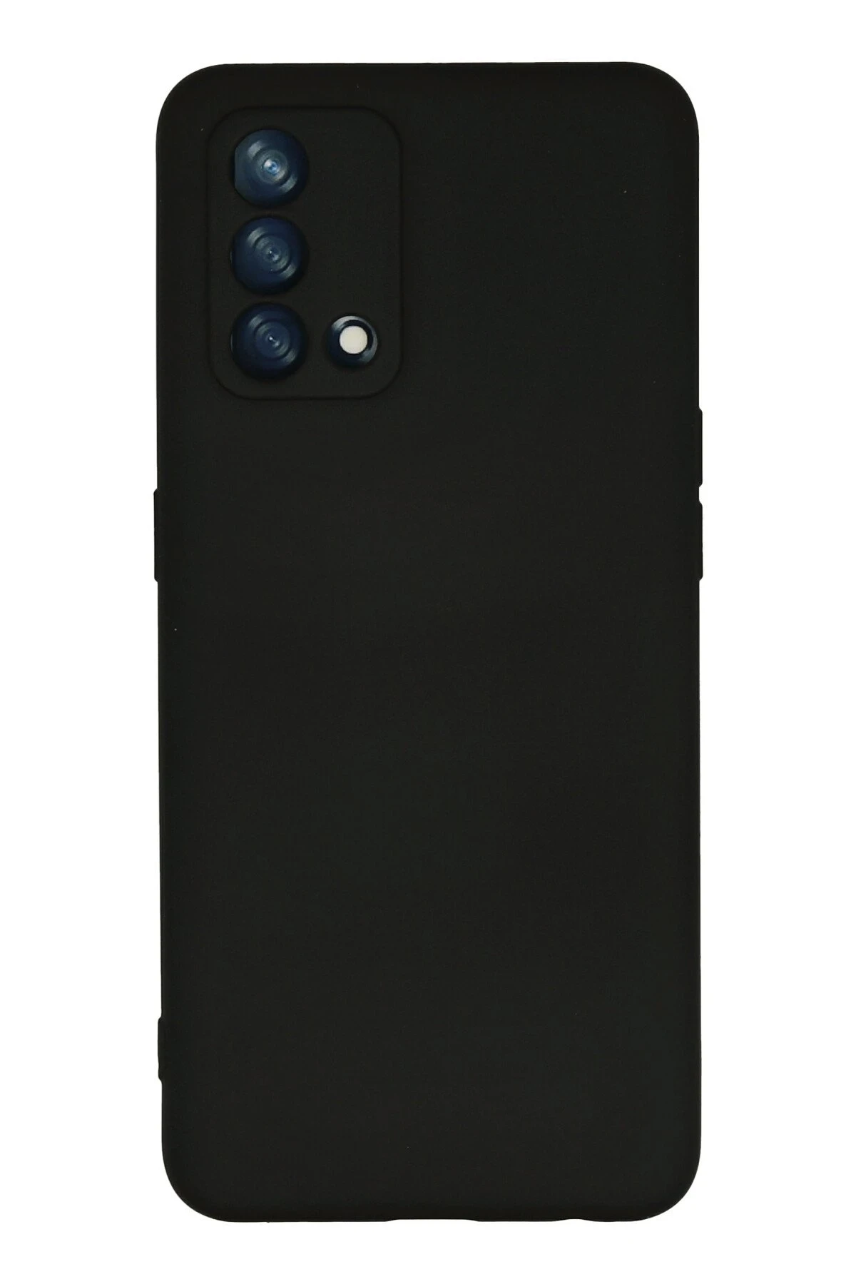 Newface Oppo A74 4G Kılıf Nano içi Kadife Silikon - Siyah