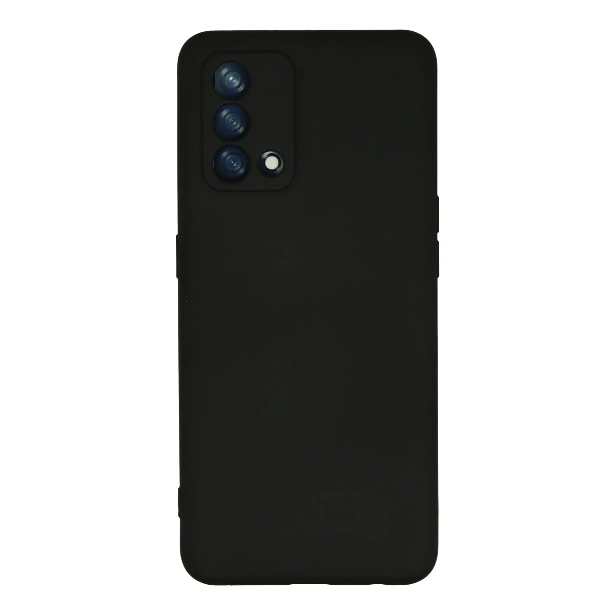 Newface Oppo A74 4G Kılıf Nano içi Kadife Silikon - Siyah — görsel 4