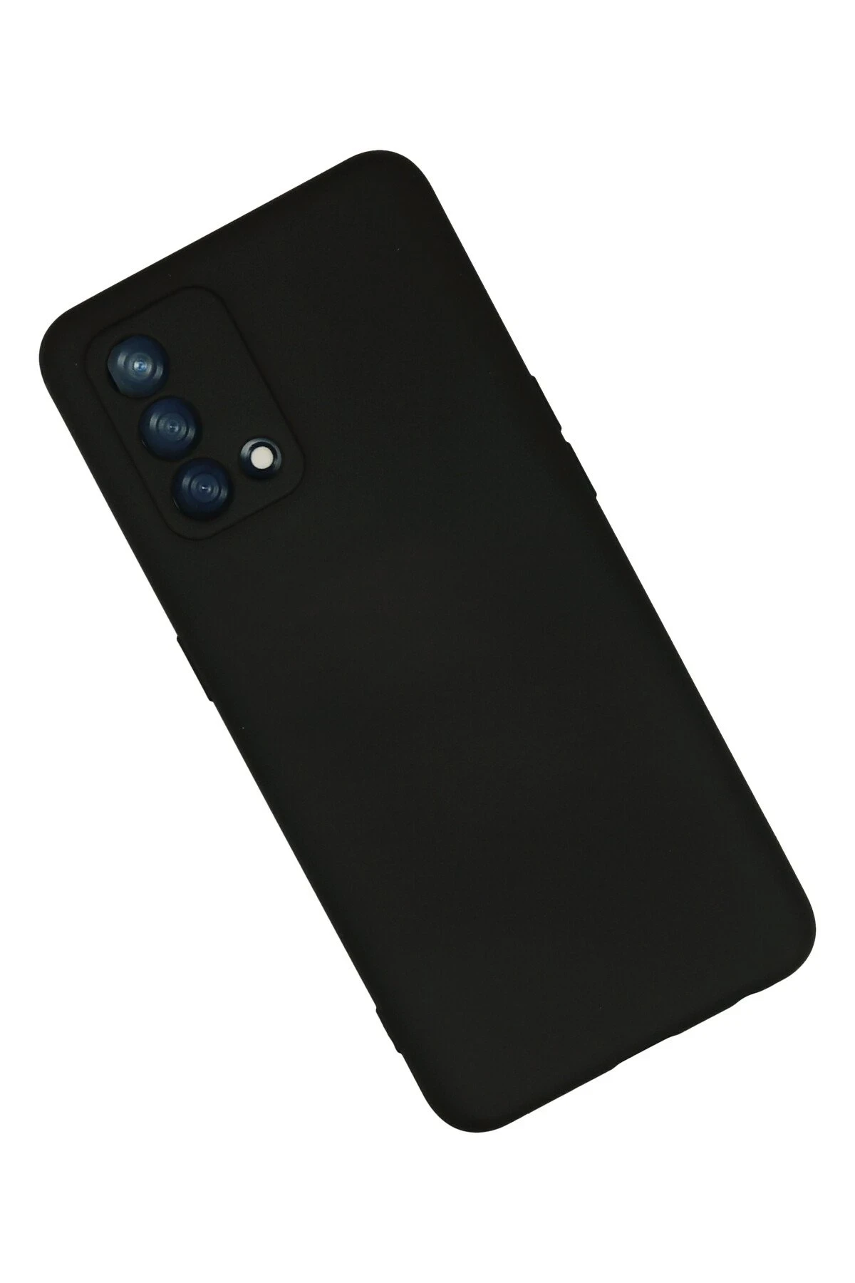Newface Oppo A74 4G Kılıf Nano içi Kadife Silikon - Siyah