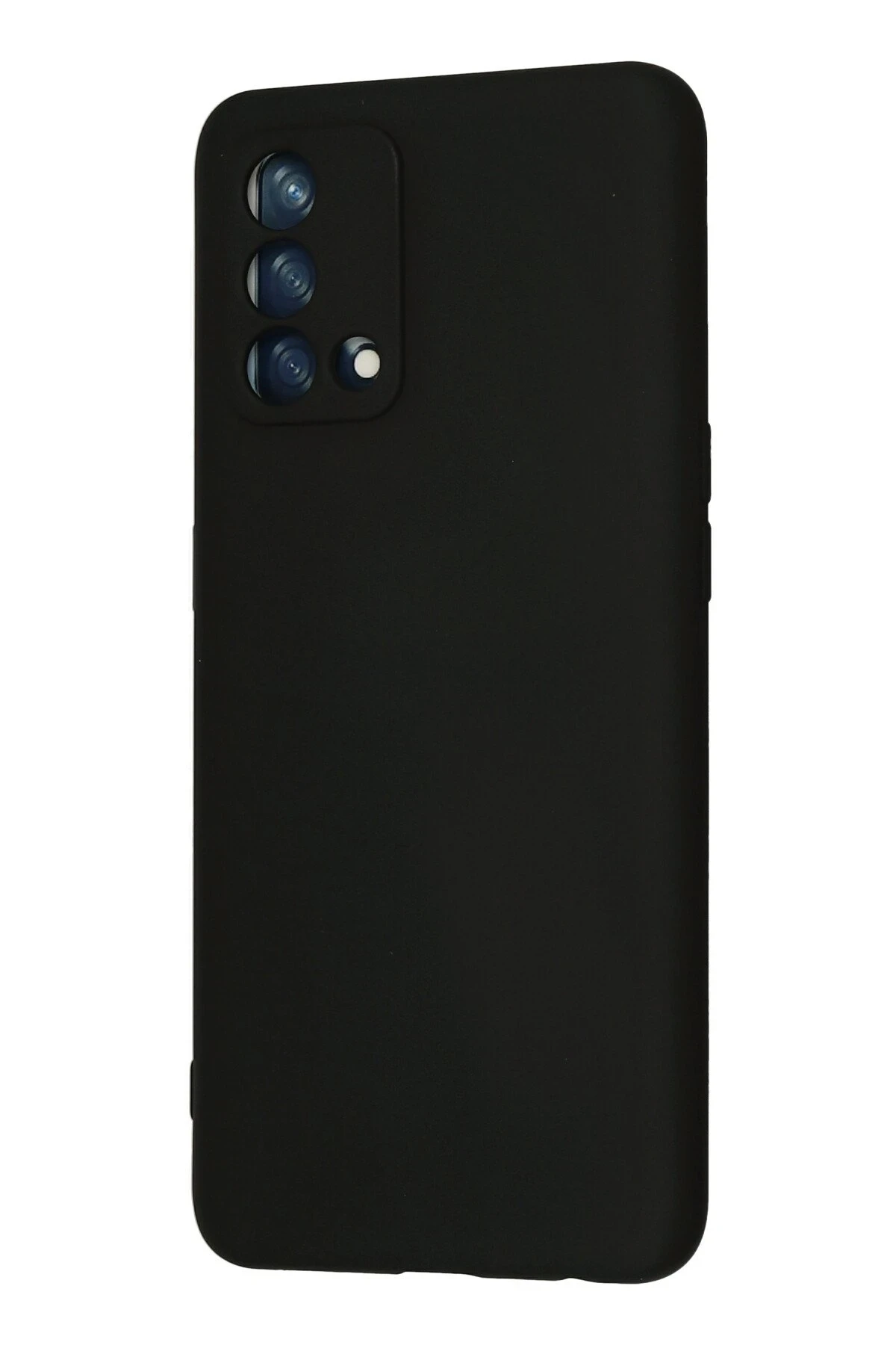 Newface Oppo A74 4G Kılıf Nano içi Kadife Silikon - Siyah