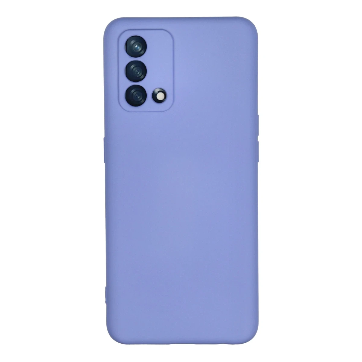 Newface Oppo A74 4G Kılıf Nano içi Kadife Silikon - Lila