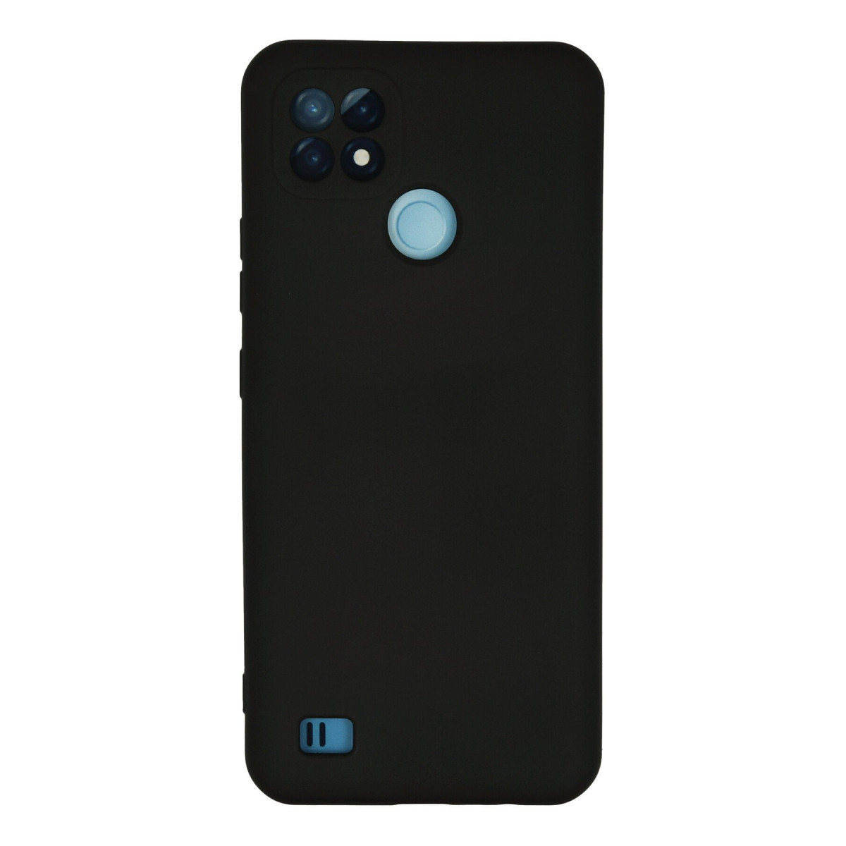 Newface Realme C21 Kılıf Nano içi Kadife Silikon - Siyah — görsel 7