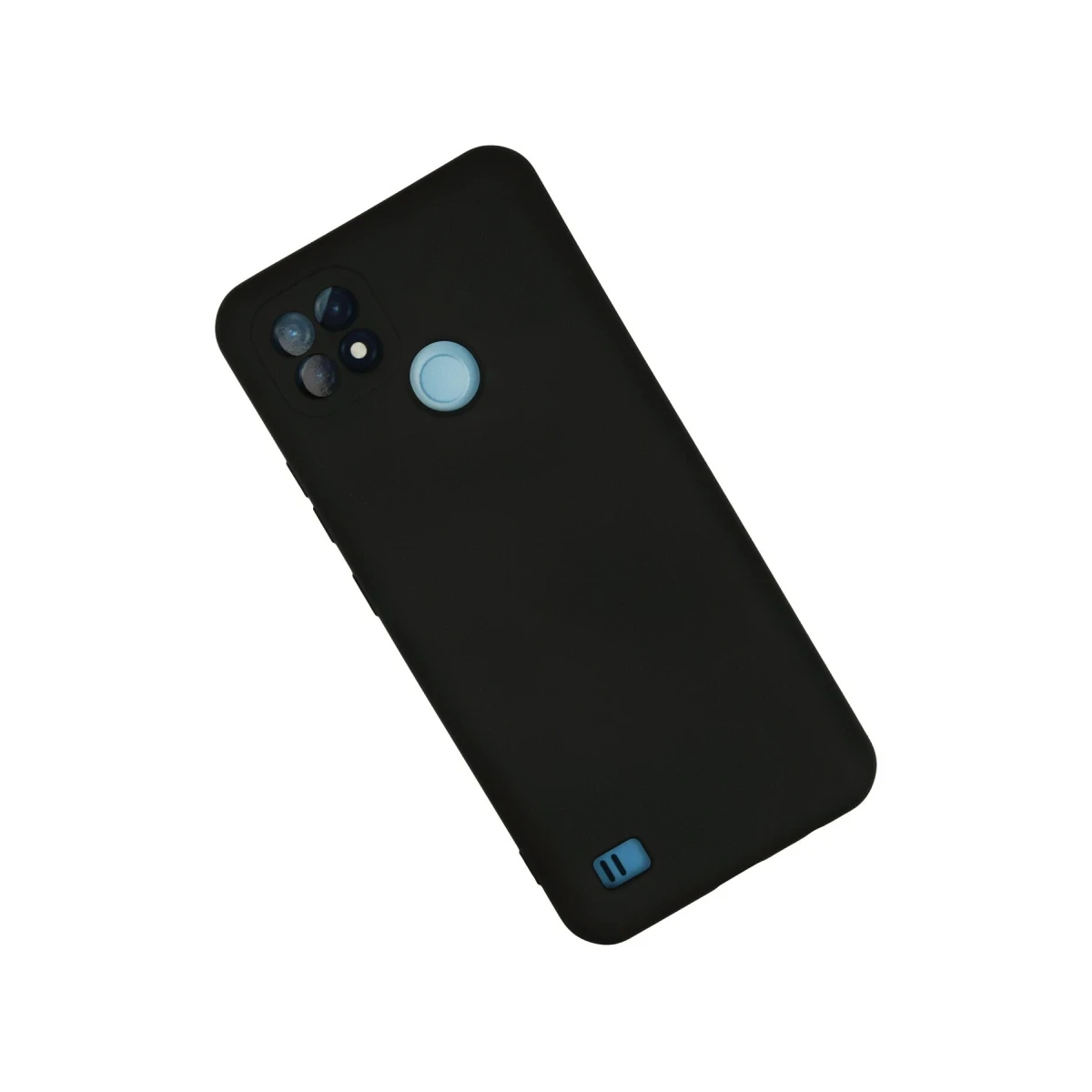 Newface Realme C21 Kılıf Nano içi Kadife Silikon - Siyah — görsel 5