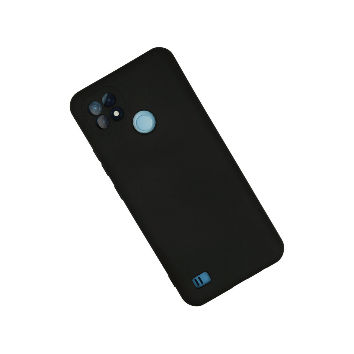 Newface Realme C21 Kılıf Nano içi Kadife Silikon - Siyah — görsel 8