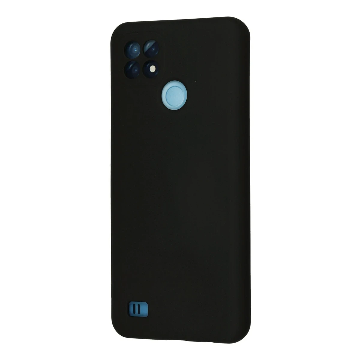 Newface Realme C21 Kılıf Nano içi Kadife Silikon - Siyah — görsel 6