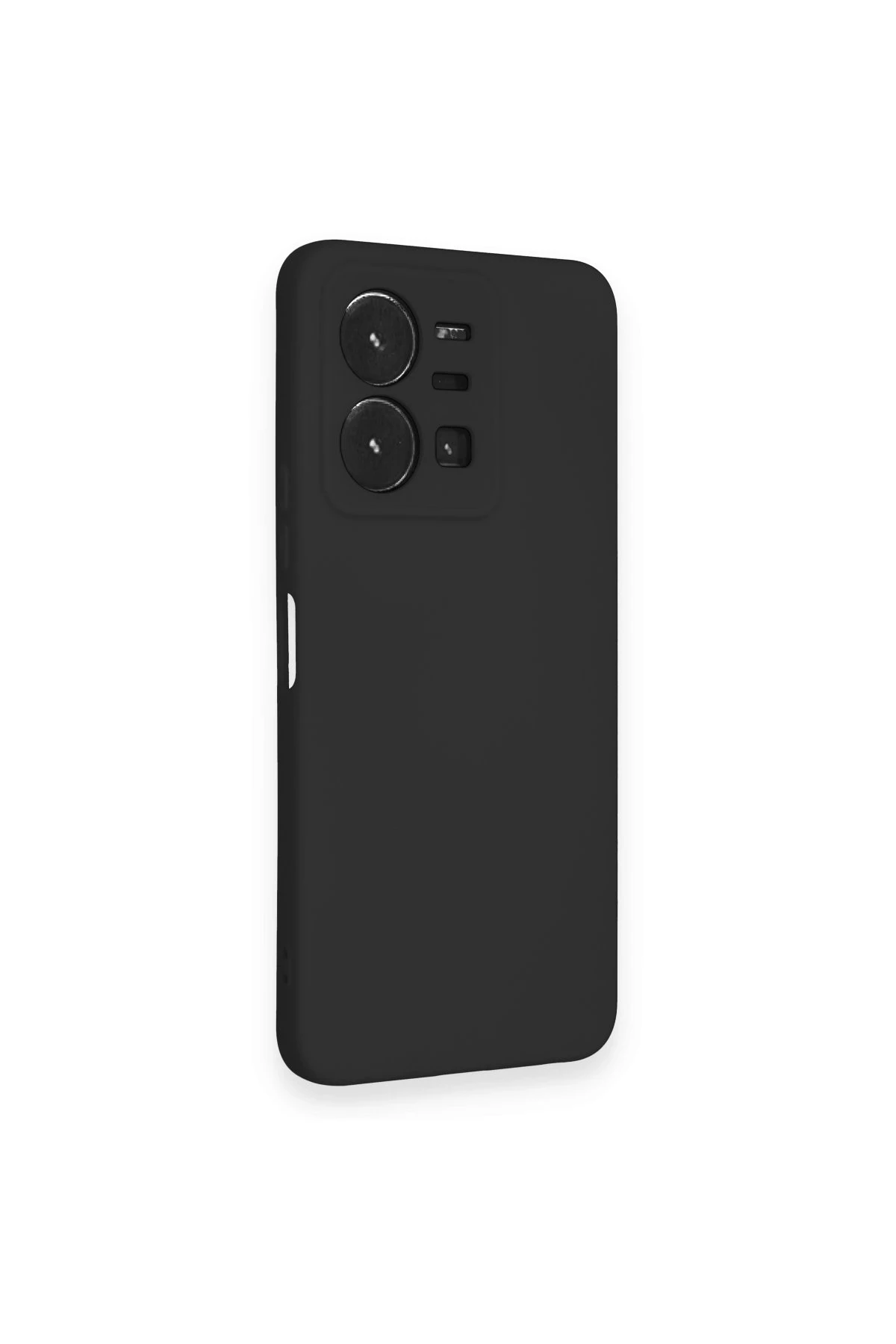 Newface Vivo Y35 Kılıf Nano içi Kadife Silikon - Siyah