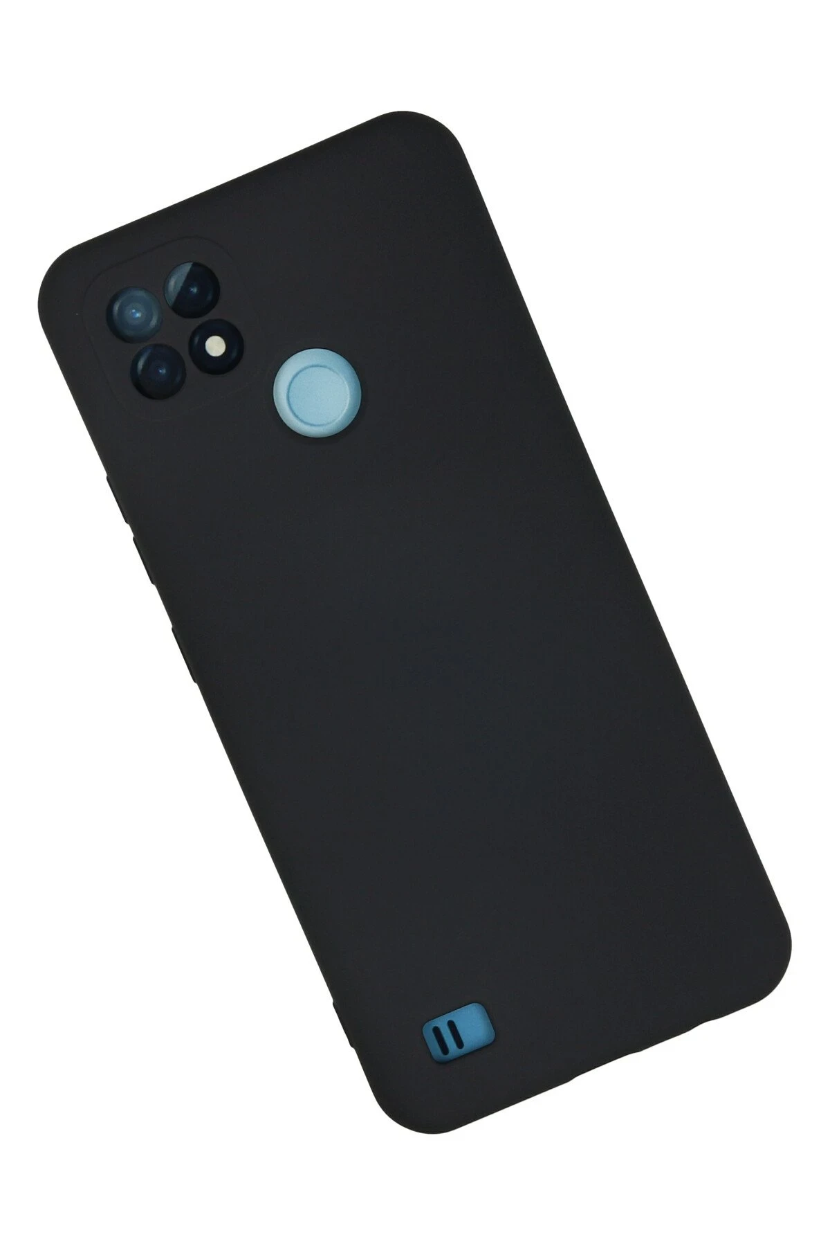 Newface Realme C21 Kılıf Nano içi Kadife Silikon - Lacivert