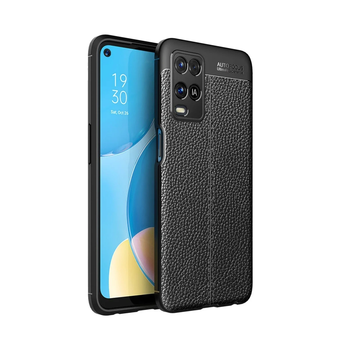 Newface Oppo A54 4G Kılıf Auto Focus Kapak - Siyah — görsel 3