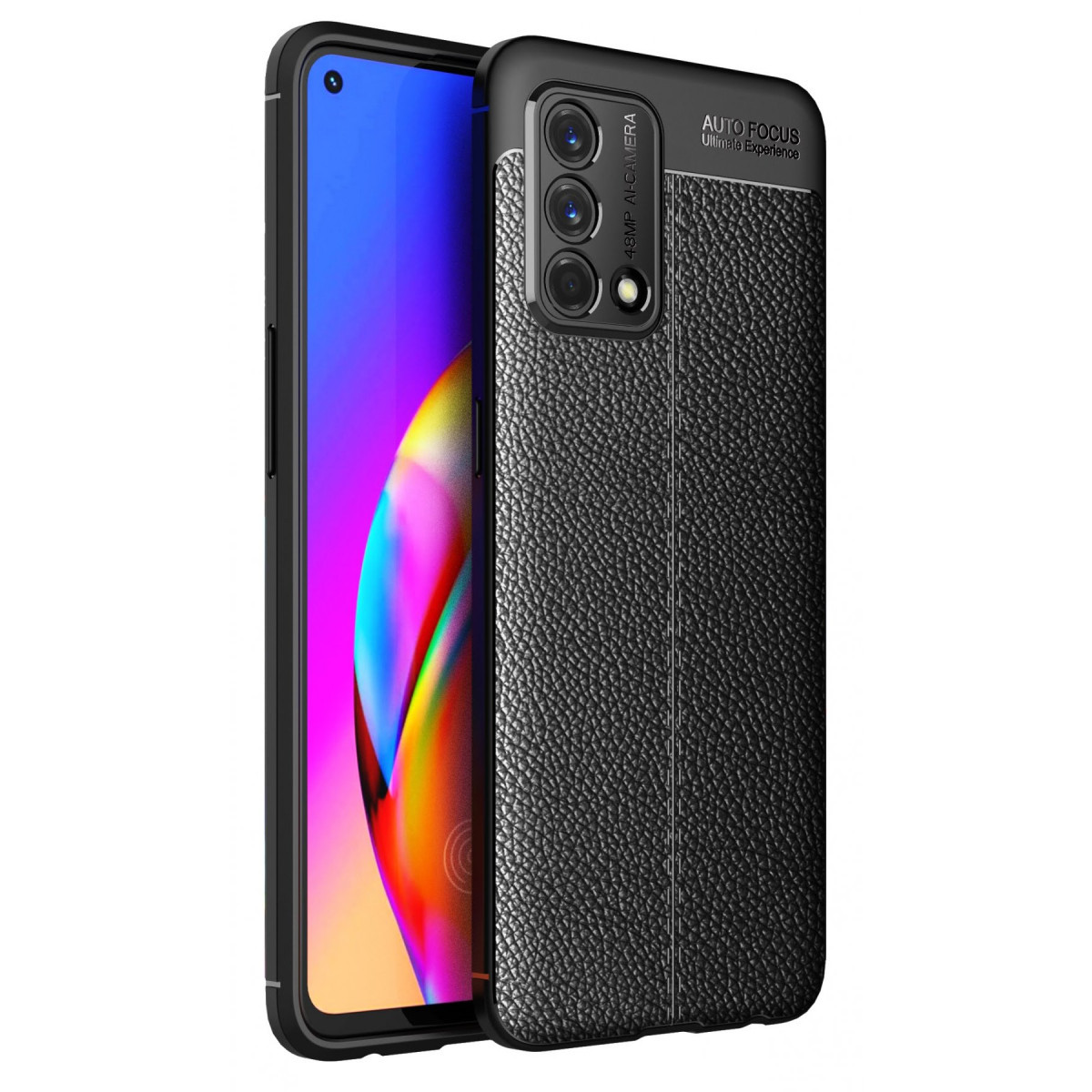 Newface Oppo A74 4G Kılıf Auto Focus Kapak - Siyah — görsel 5
