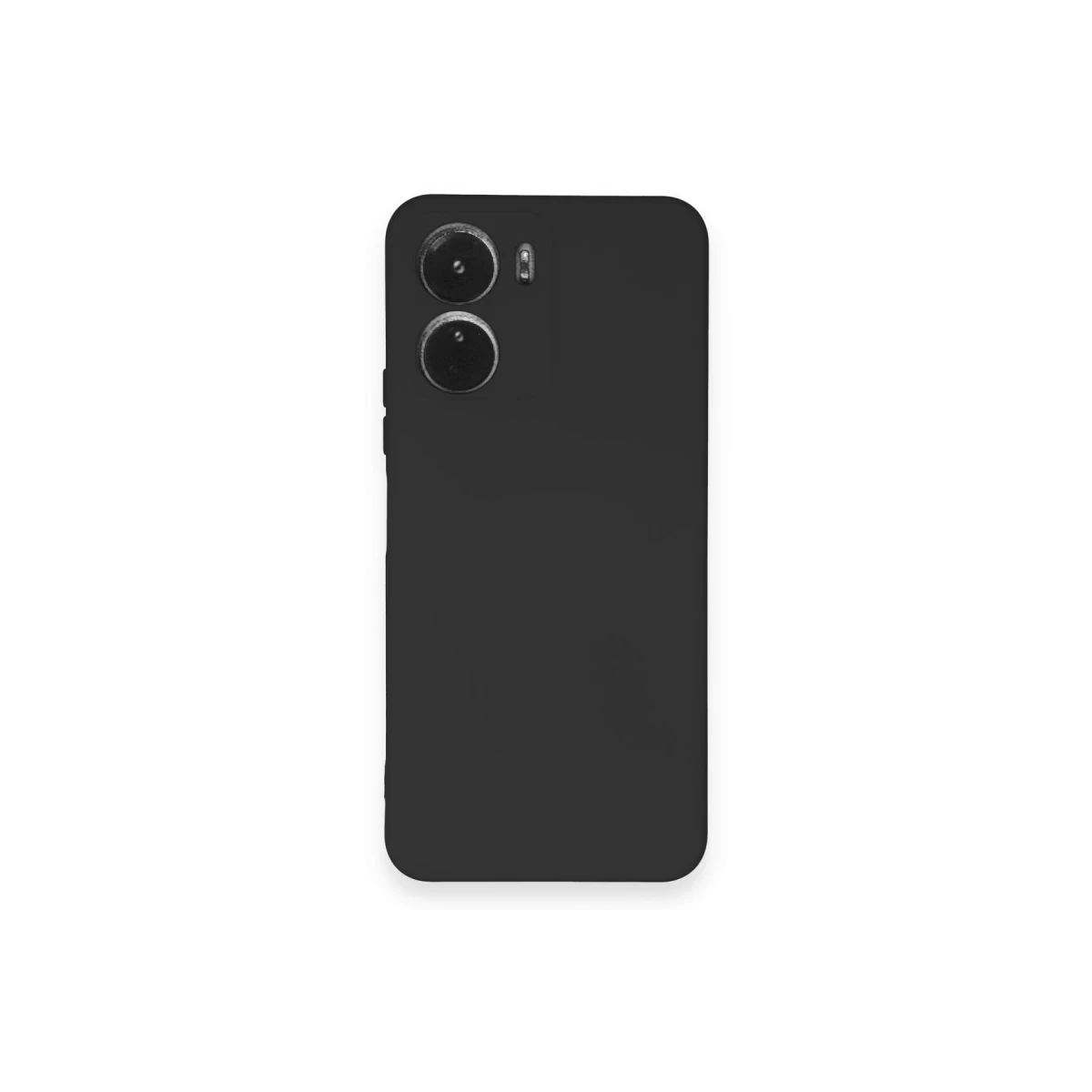 Newface Vivo Y16 Kılıf Nano içi Kadife Silikon - Siyah — görsel 6