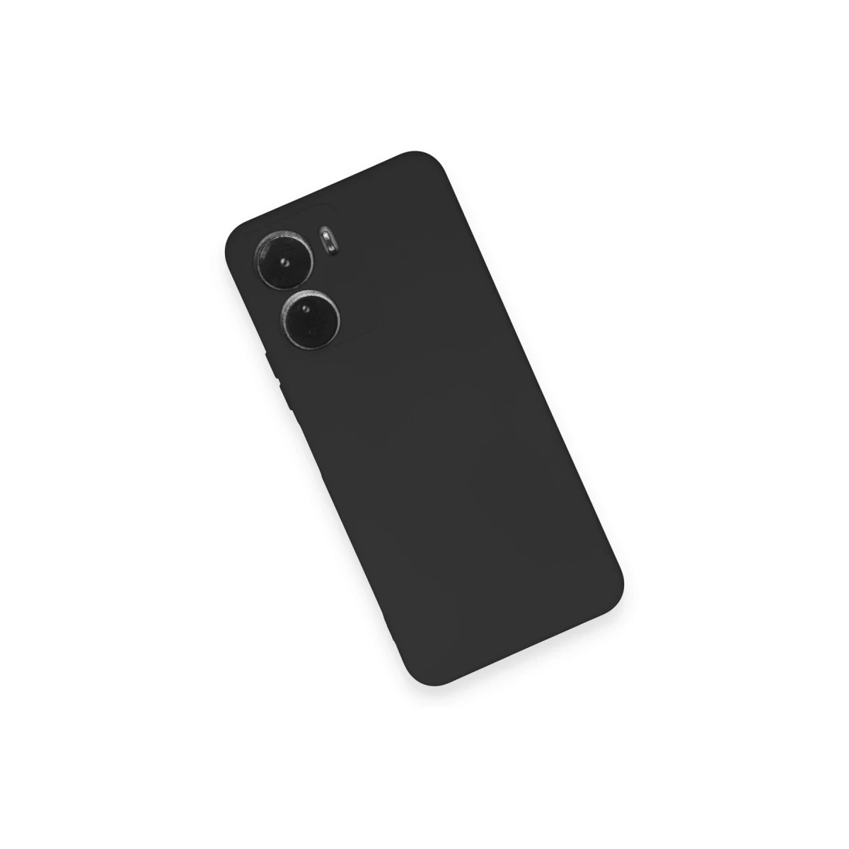 Newface Vivo Y16 Kılıf Nano içi Kadife Silikon - Siyah — görsel 8