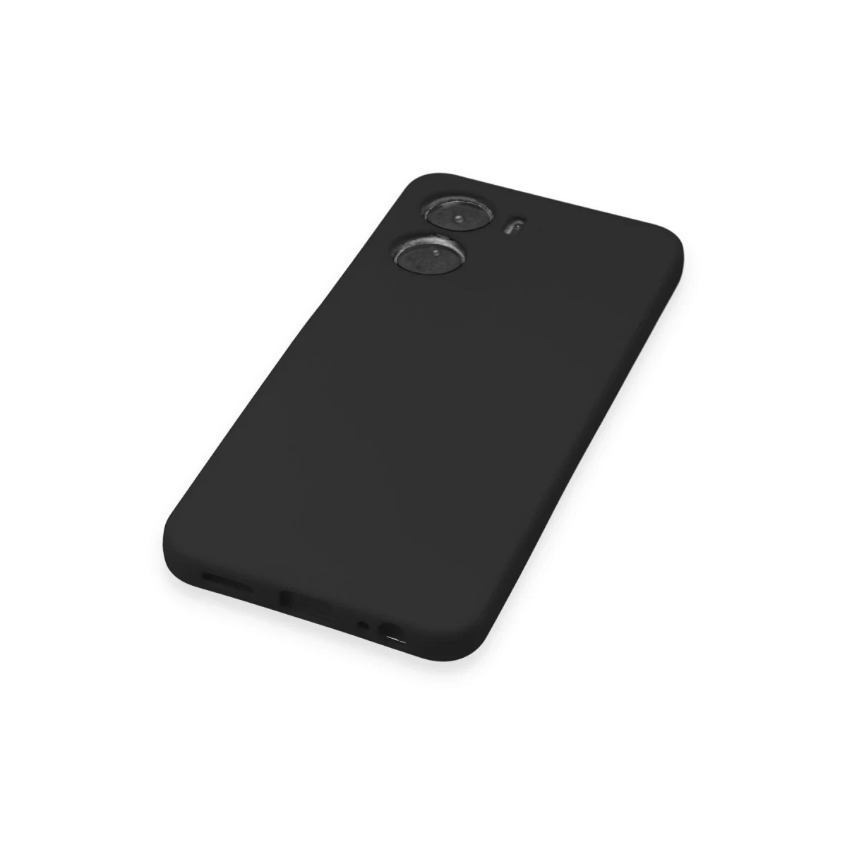 Newface Vivo Y16 Kılıf Nano içi Kadife Silikon - Siyah — görsel 10