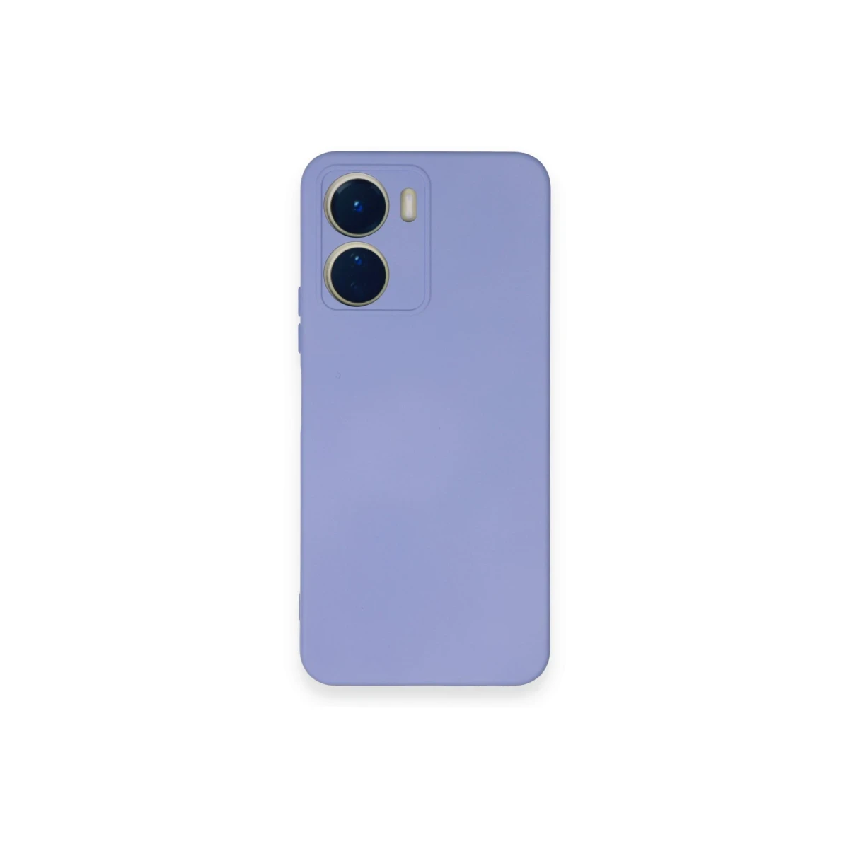 Newface Vivo Y16 Kılıf Nano içi Kadife Silikon - Lila