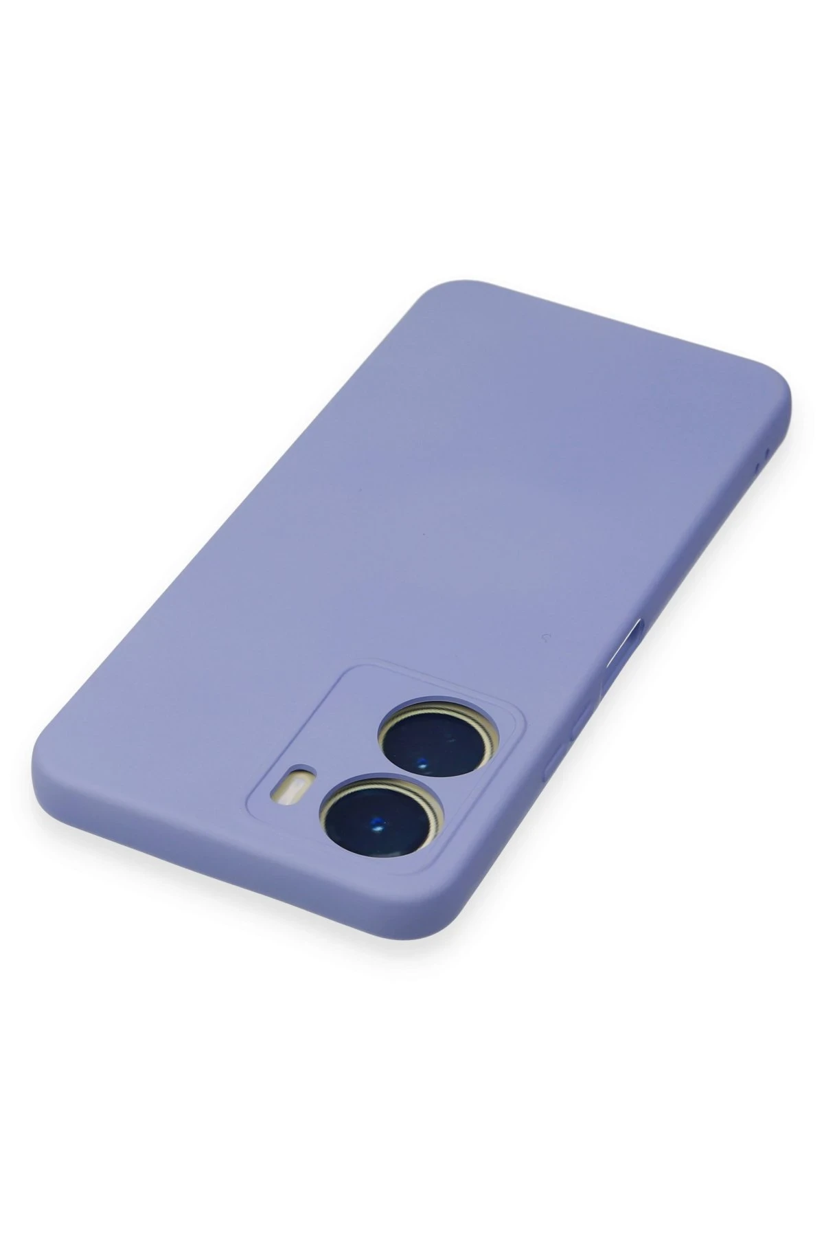 Newface Vivo Y16 Kılıf Nano içi Kadife Silikon - Lila