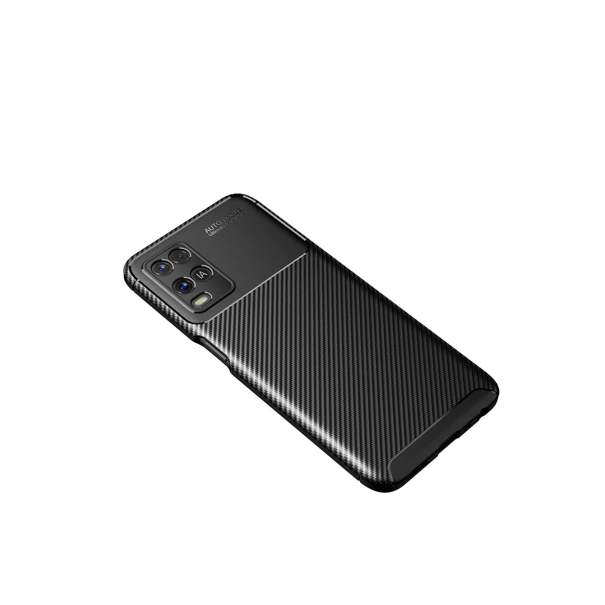 Newface Oppo A54 4G Kılıf Auto Focus Karbon Kapak - Siyah — görsel 4