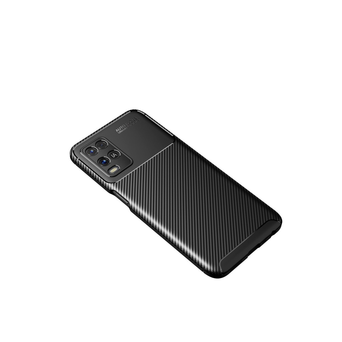 Newface Oppo A54 4G Kılıf Auto Focus Karbon Kapak - Siyah — görsel 6