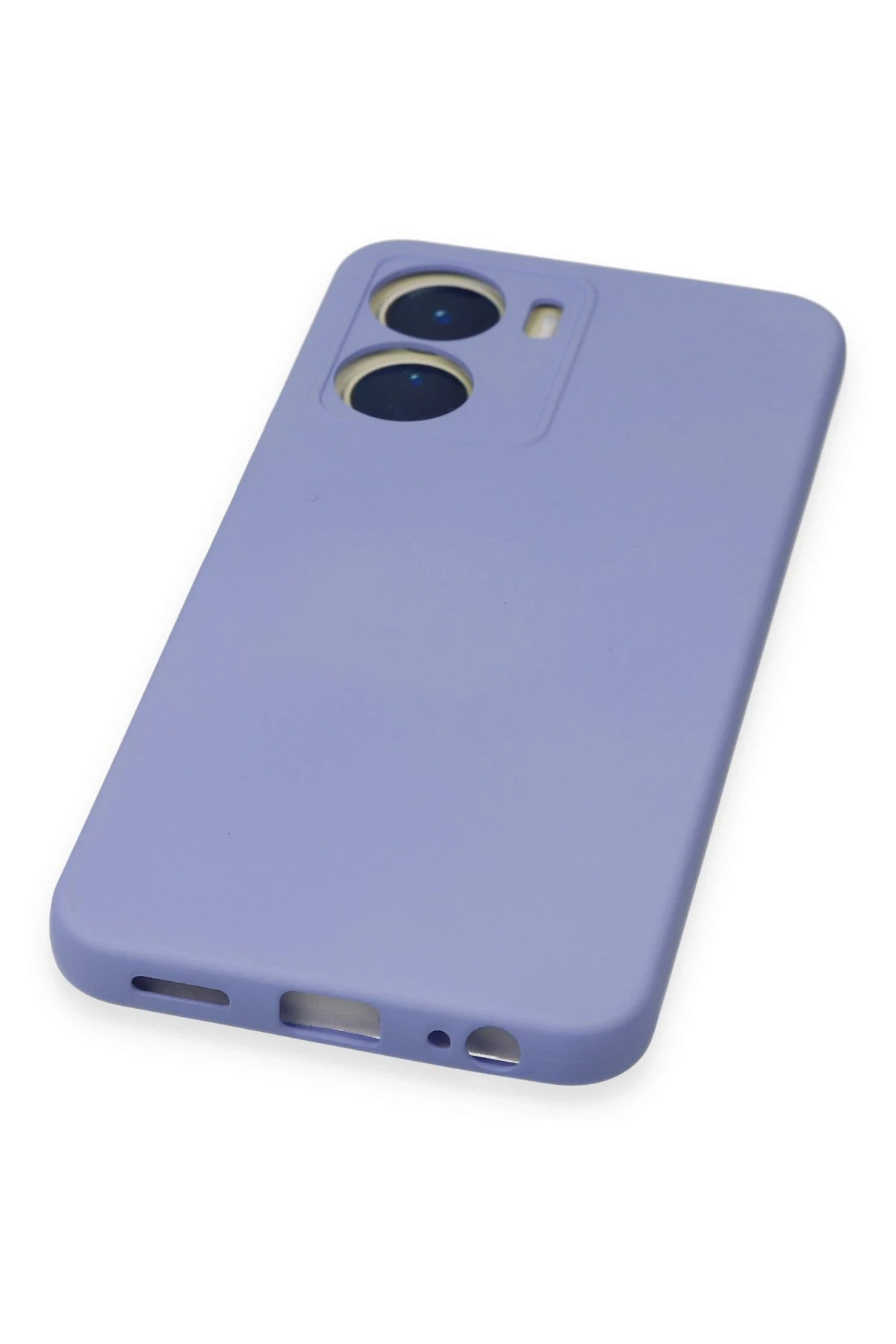 Newface Vivo Y16 Kılıf Nano içi Kadife Silikon - Lila