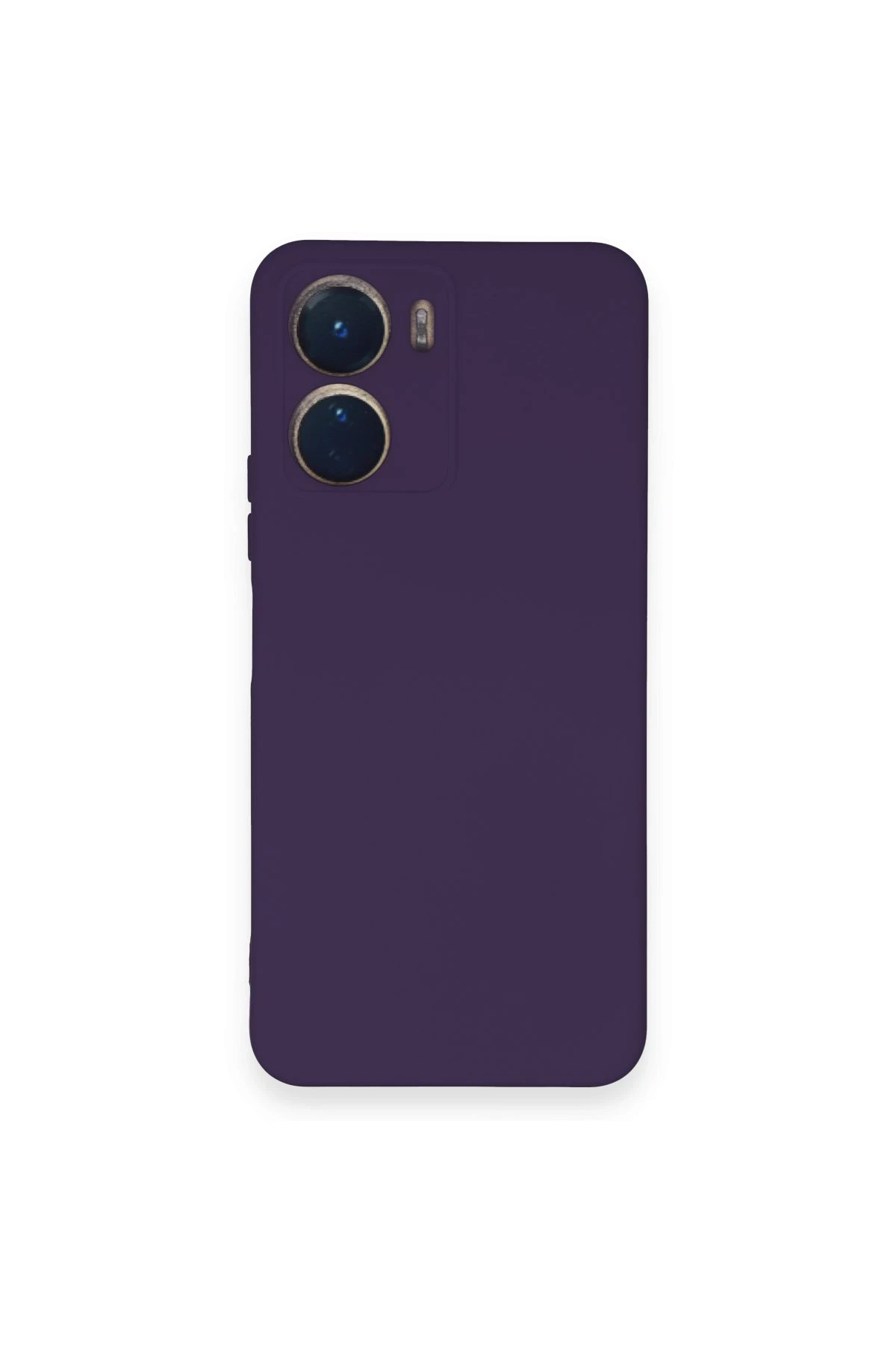 Newface Vivo Y16 Kılıf Nano içi Kadife Silikon - Mor