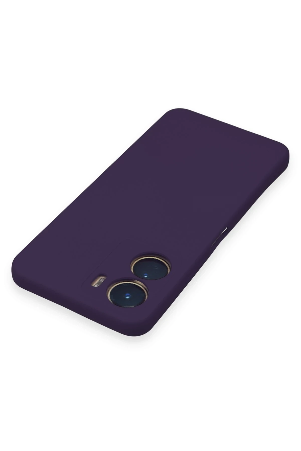 Newface Vivo Y16 Kılıf Nano içi Kadife Silikon - Mor