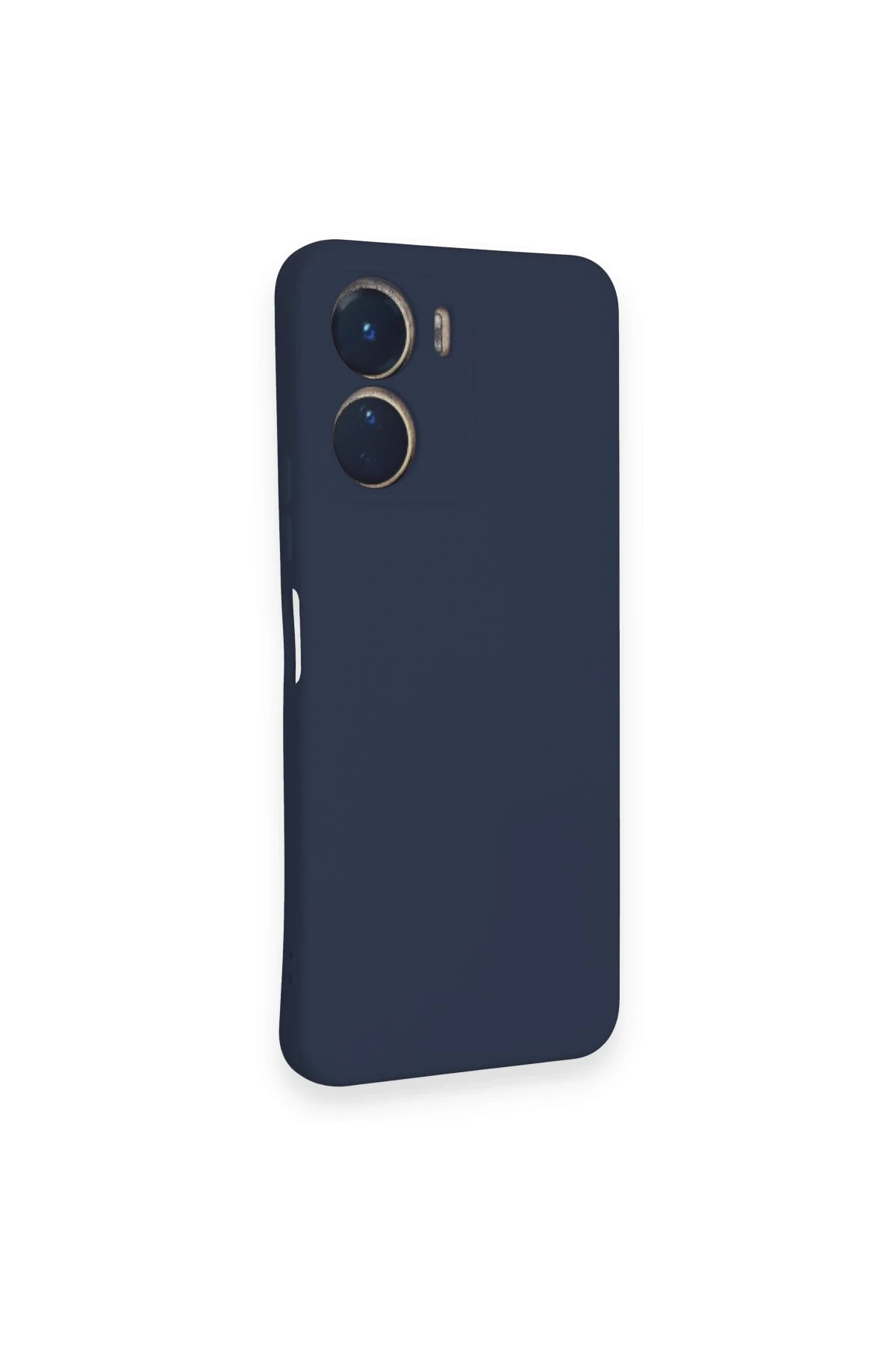 Newface Vivo Y16 Kılıf Nano içi Kadife Silikon - Lacivert