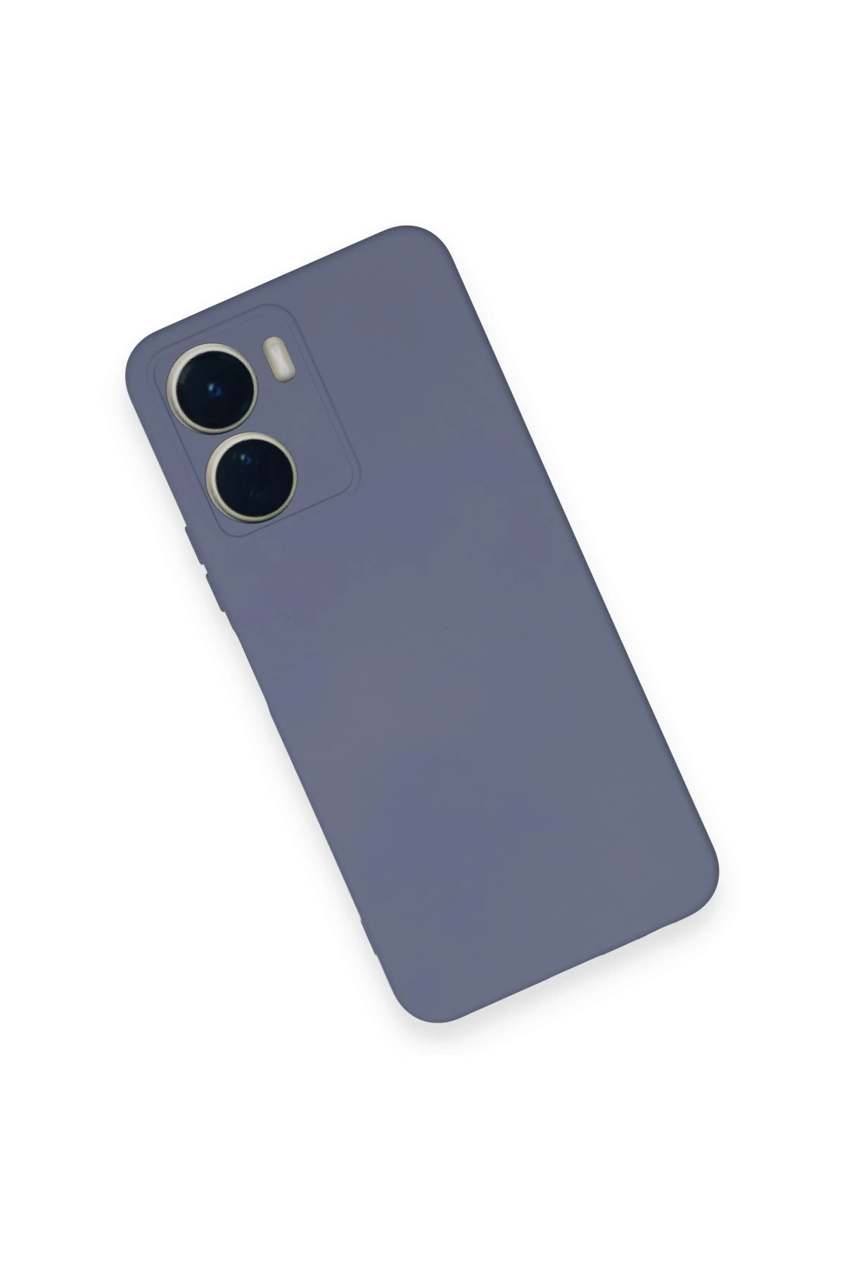 Newface Vivo Y16 Kılıf Nano içi Kadife Silikon - Gri