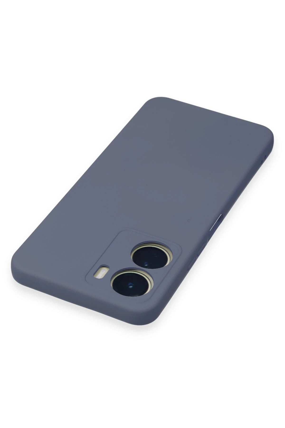 Newface Vivo Y16 Kılıf Nano içi Kadife Silikon - Gri