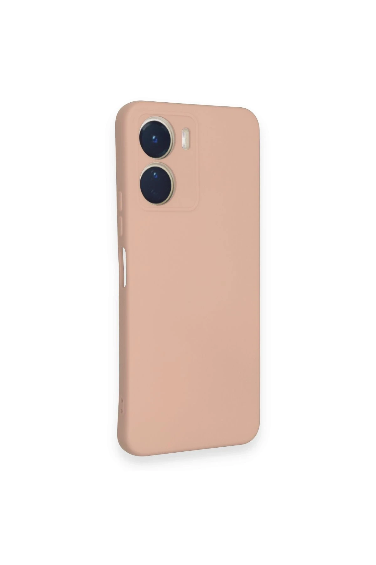 Newface Vivo Y16 Kılıf Nano içi Kadife Silikon - Pudra