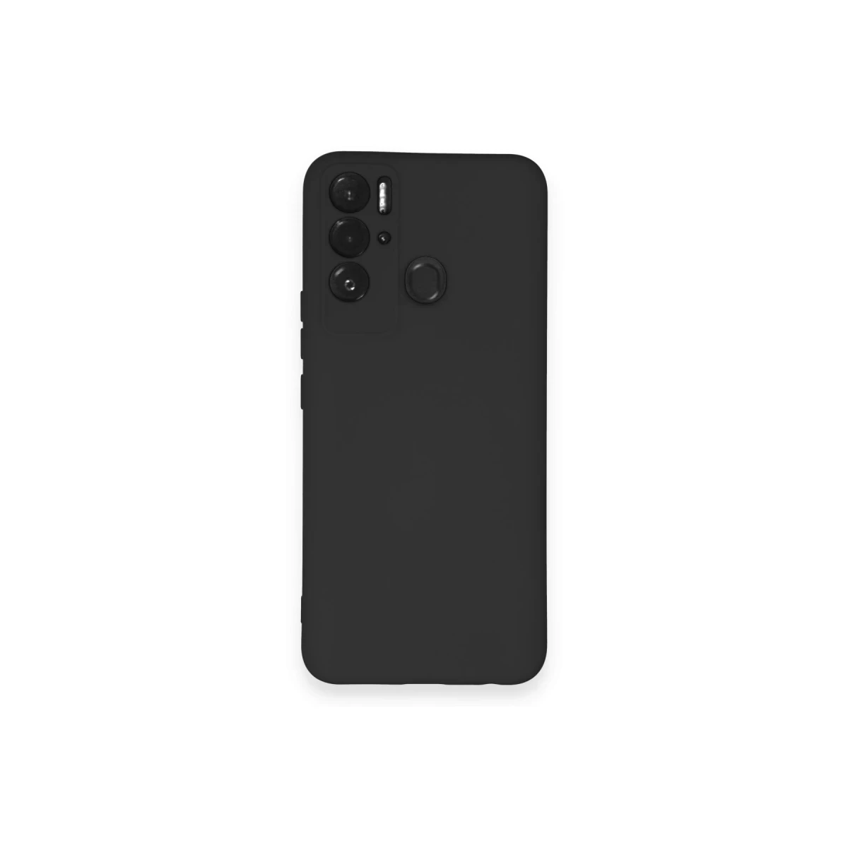 Newface Tecno Pova Neo Kılıf Nano içi Kadife Silikon - Siyah — görsel 6