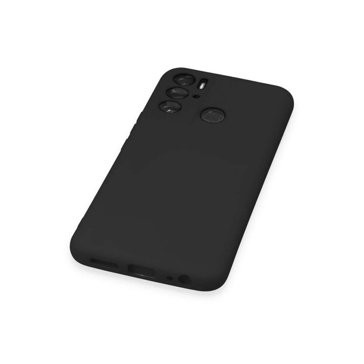 Newface Tecno Pova Neo Kılıf Nano içi Kadife Silikon - Siyah — görsel 10