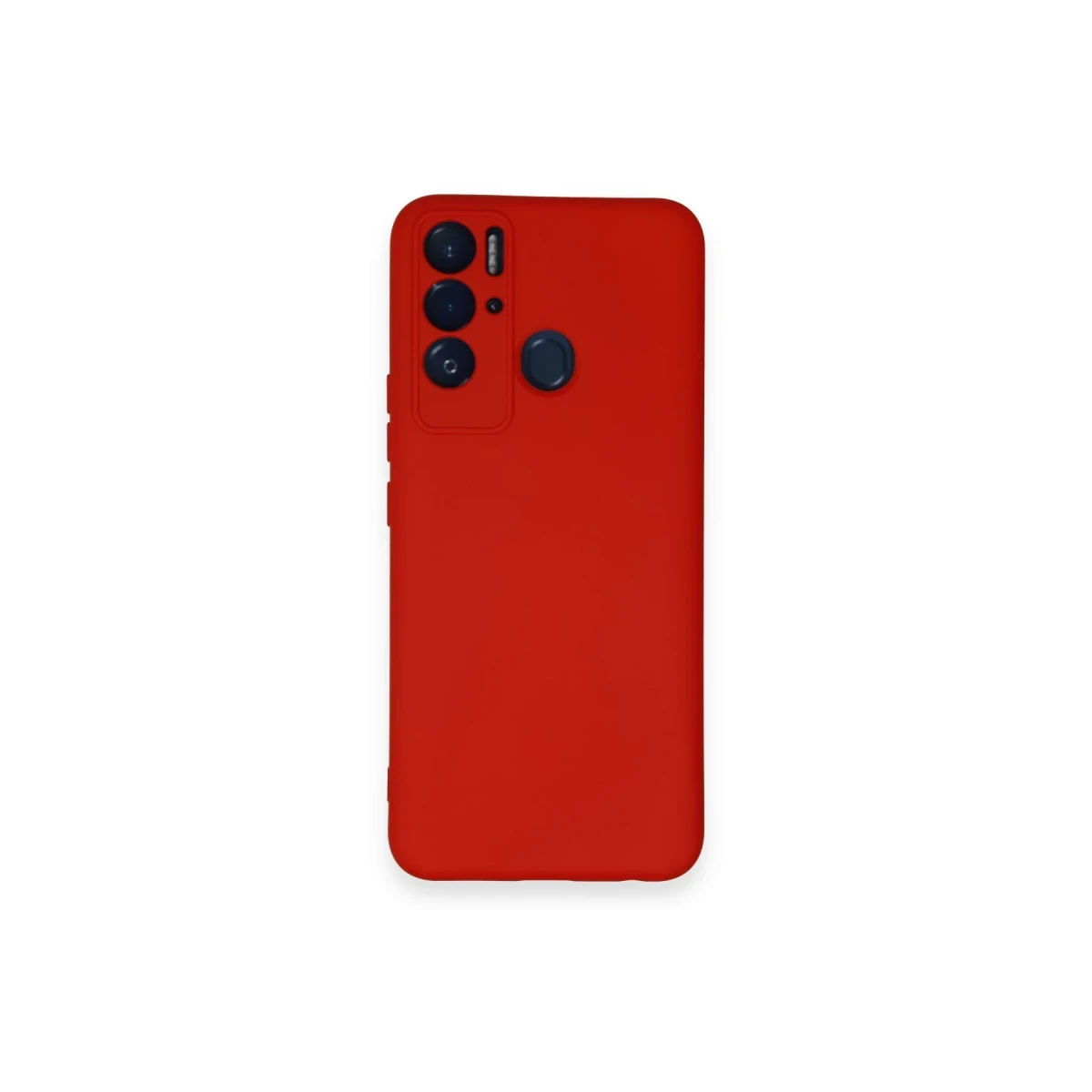Newface Tecno Pova Neo Kılıf Nano içi Kadife Silikon - Kırmızı