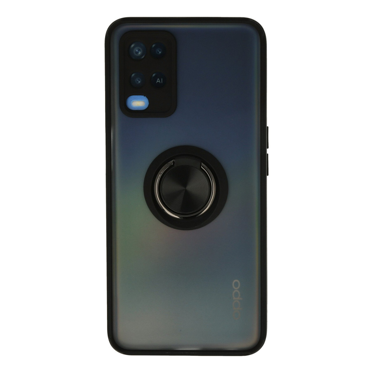 Newface Oppo A54 4G Kılıf Montreal Yüzüklü Silikon Kapak - Siyah — görsel 7