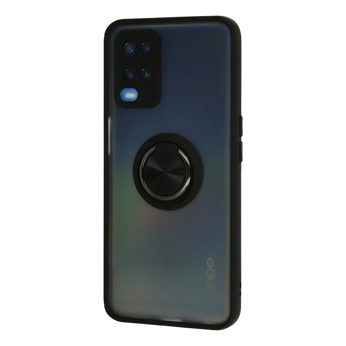 Newface Oppo A54 4G Kılıf Montreal Yüzüklü Silikon Kapak - Siyah — görsel 5