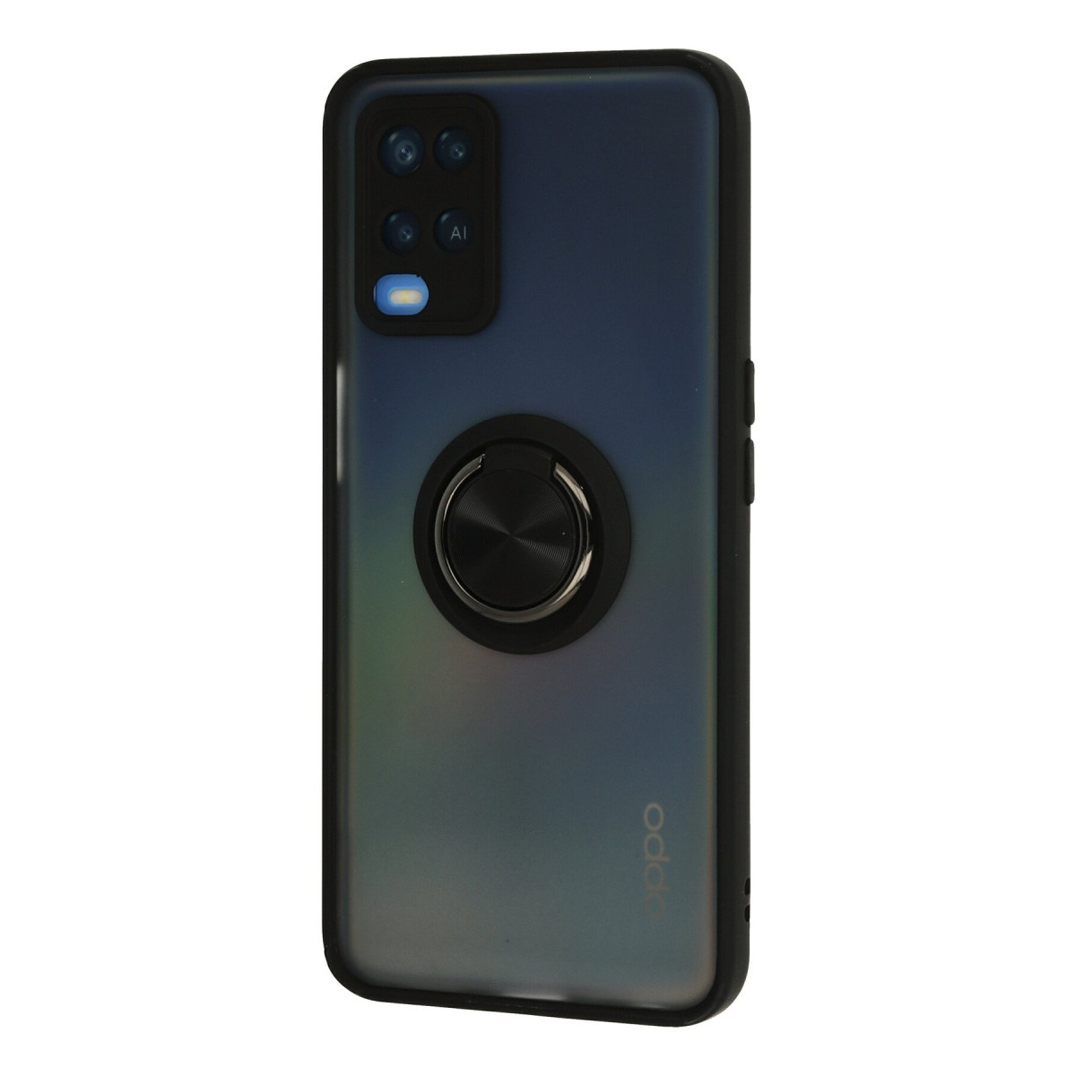 Newface Oppo A54 4G Kılıf Montreal Yüzüklü Silikon Kapak - Siyah — görsel 8